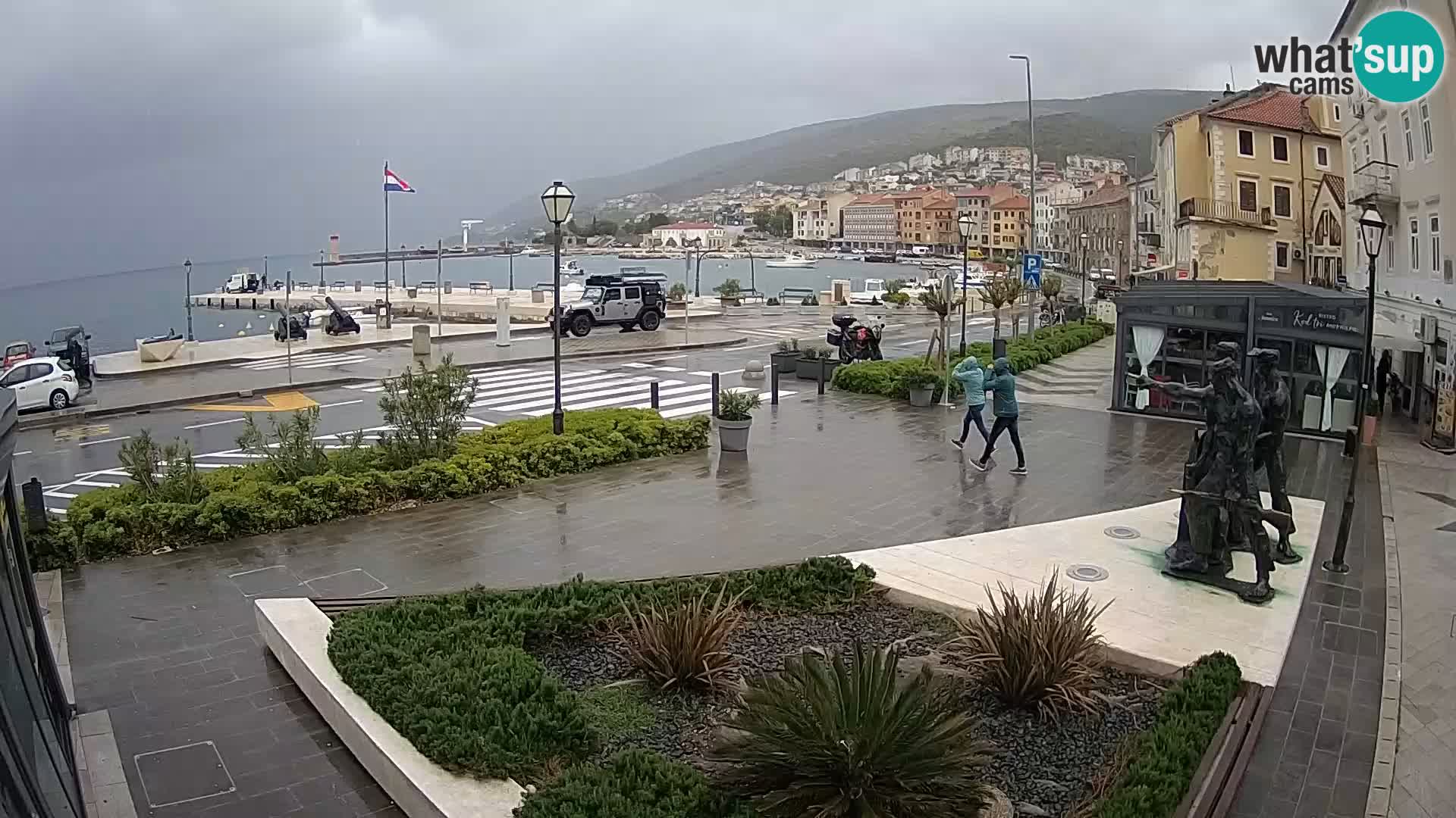 Live webcam Senj riva – fronte mare