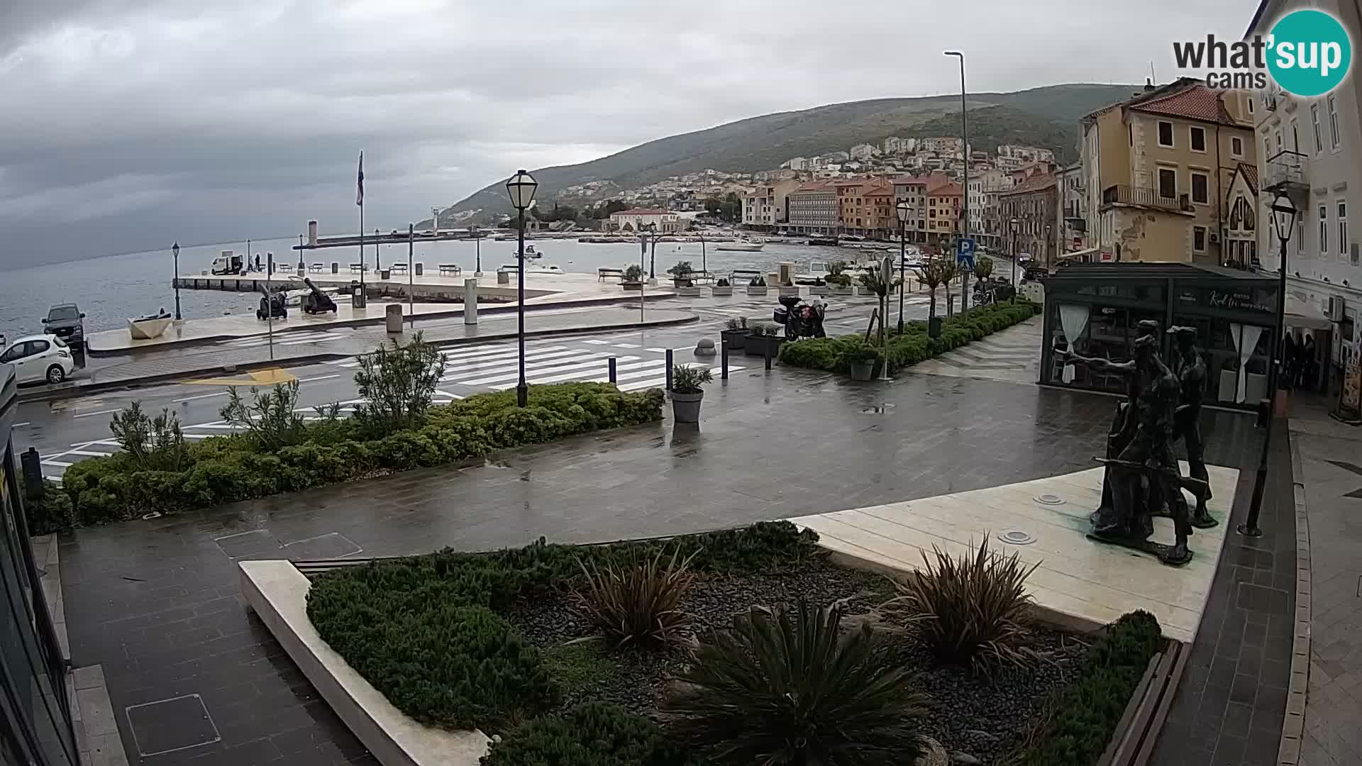 Live webcam Senj riva – seafront – Croatia