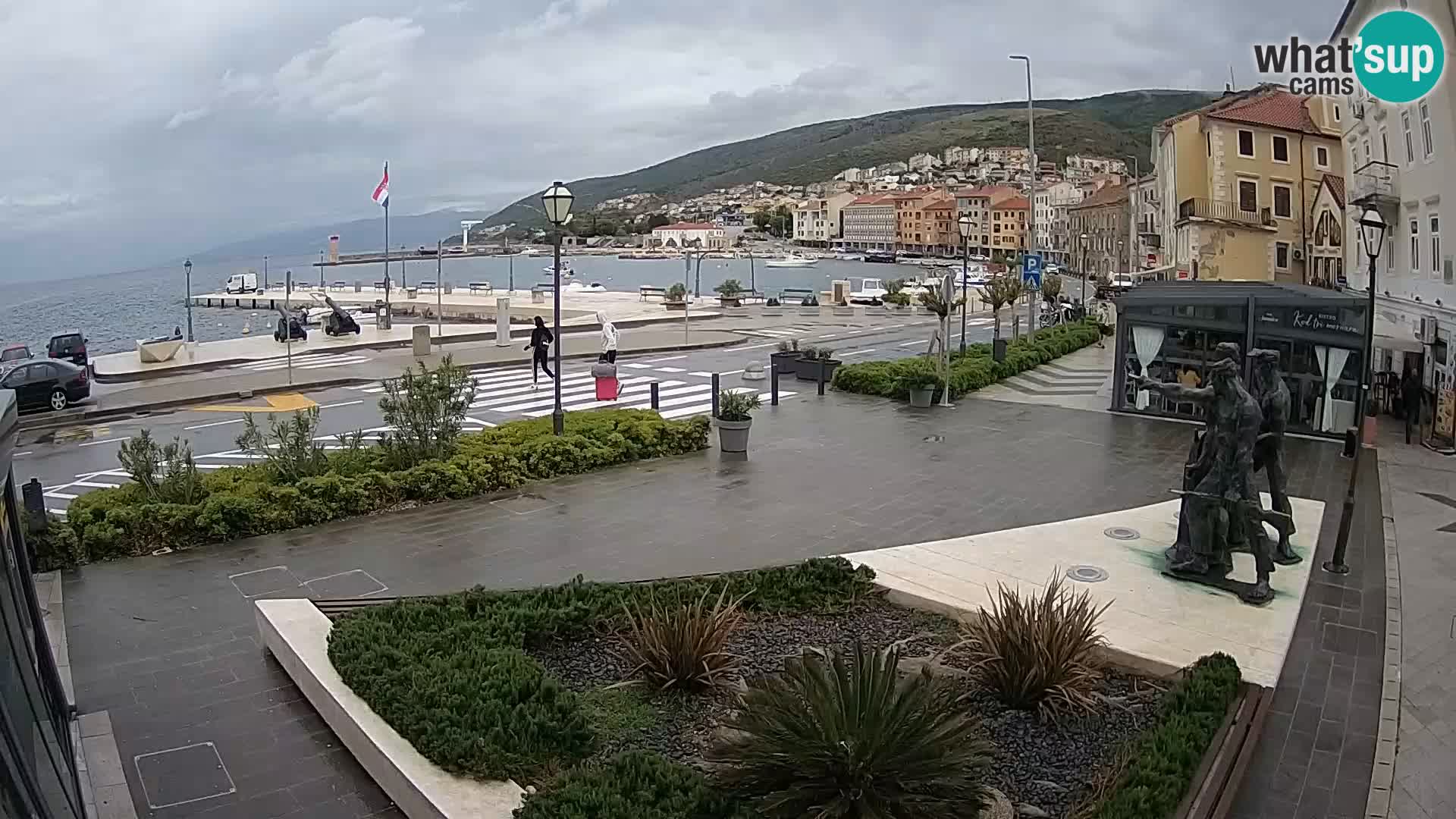 Live webcam Senj riva – seafront – Croatia
