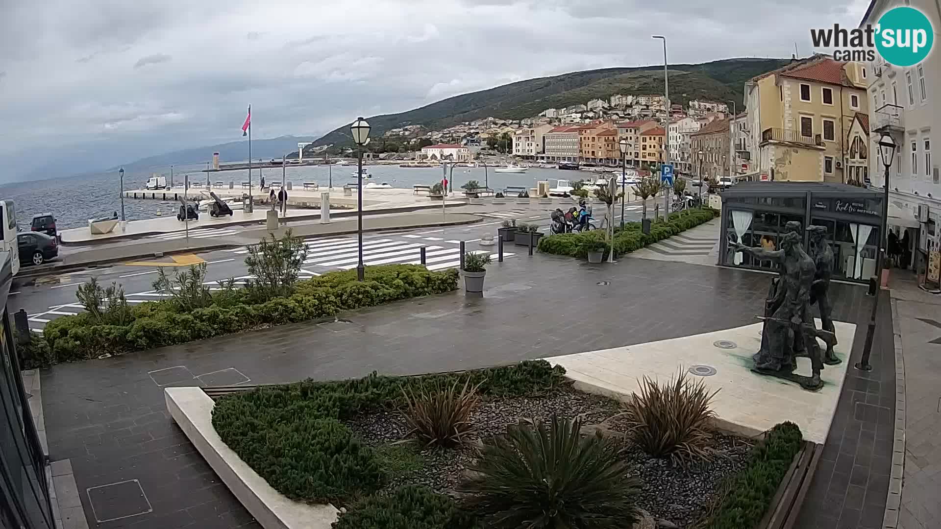 Live webcam Senj riva – fronte mare