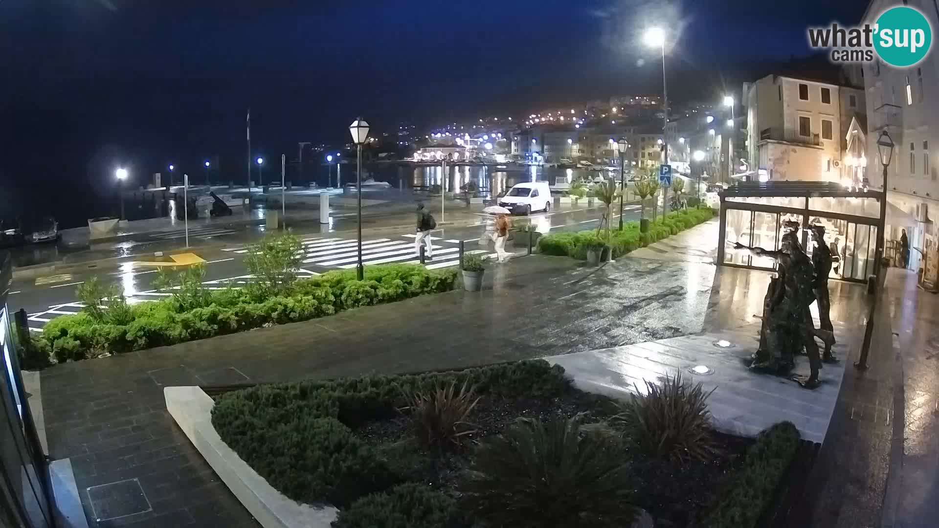 Live webcam Senj riva – fronte mare