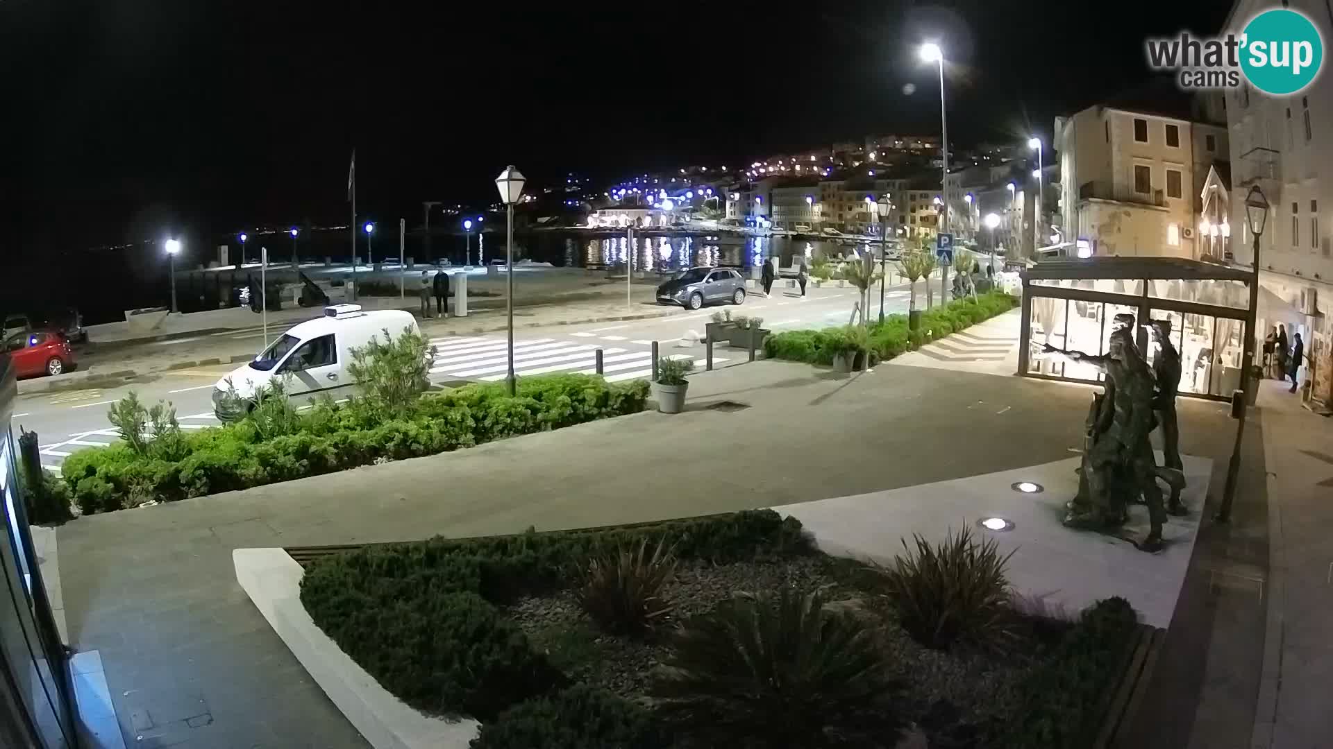 Spletna kamera v živo Senj riva – Hrvaška