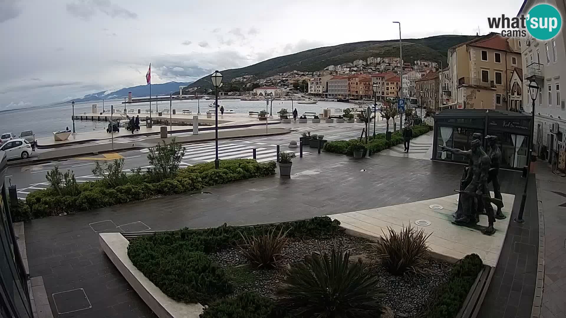 Live webcam Senj riva – seafront – Croatia