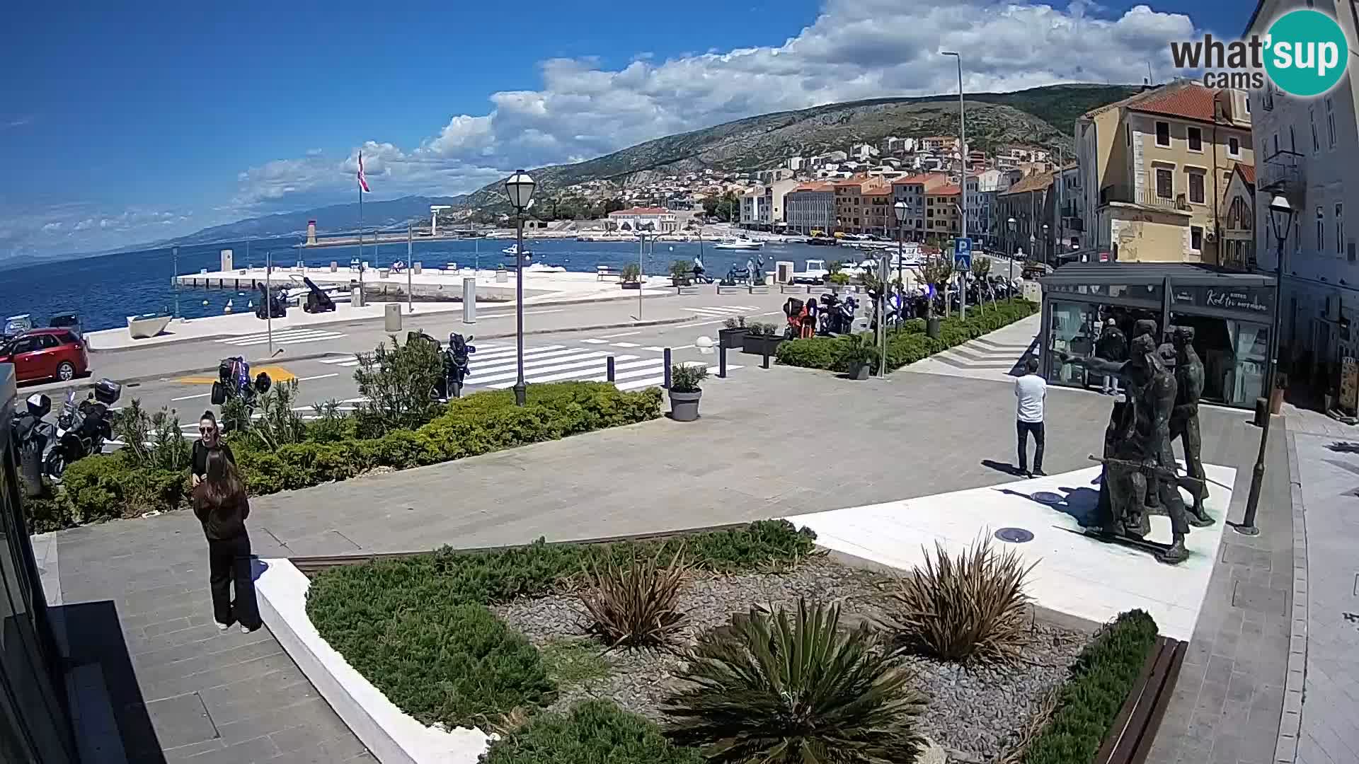 Live webcam Senj riva – seafront – Croatia