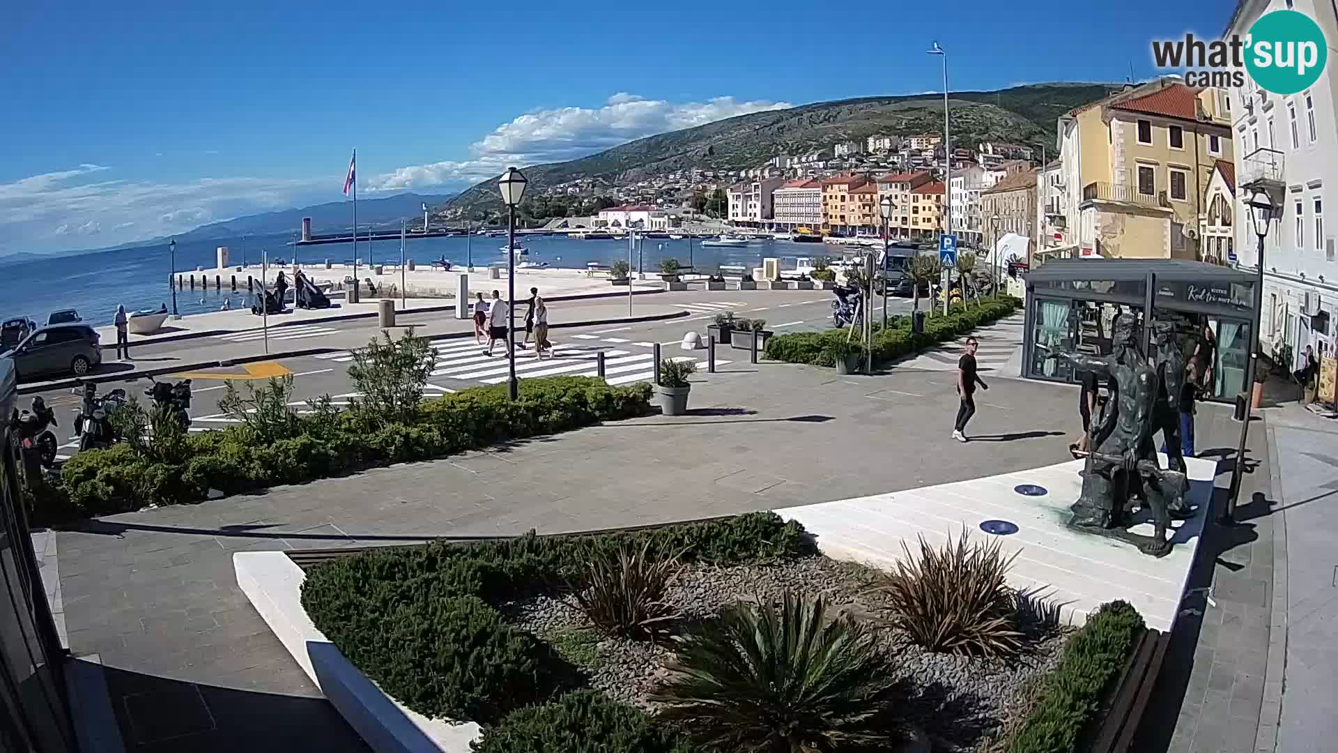 Webcam en vivo Senj riva – paseo marítimo