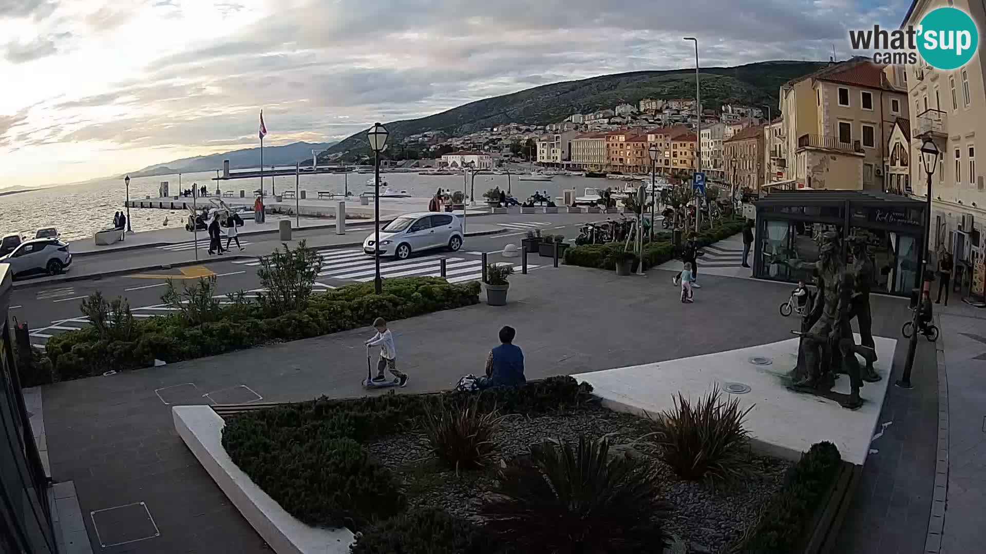 Spletna kamera v živo Senj riva – Hrvaška