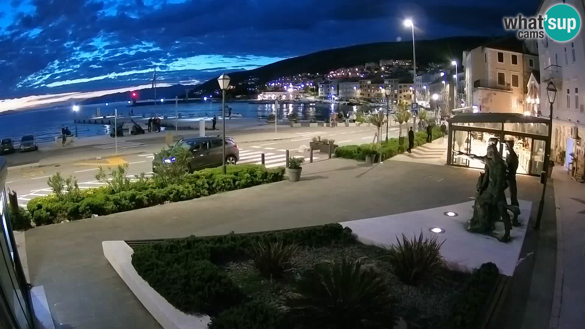 Live webcam Senj riva – seafront – Croatia