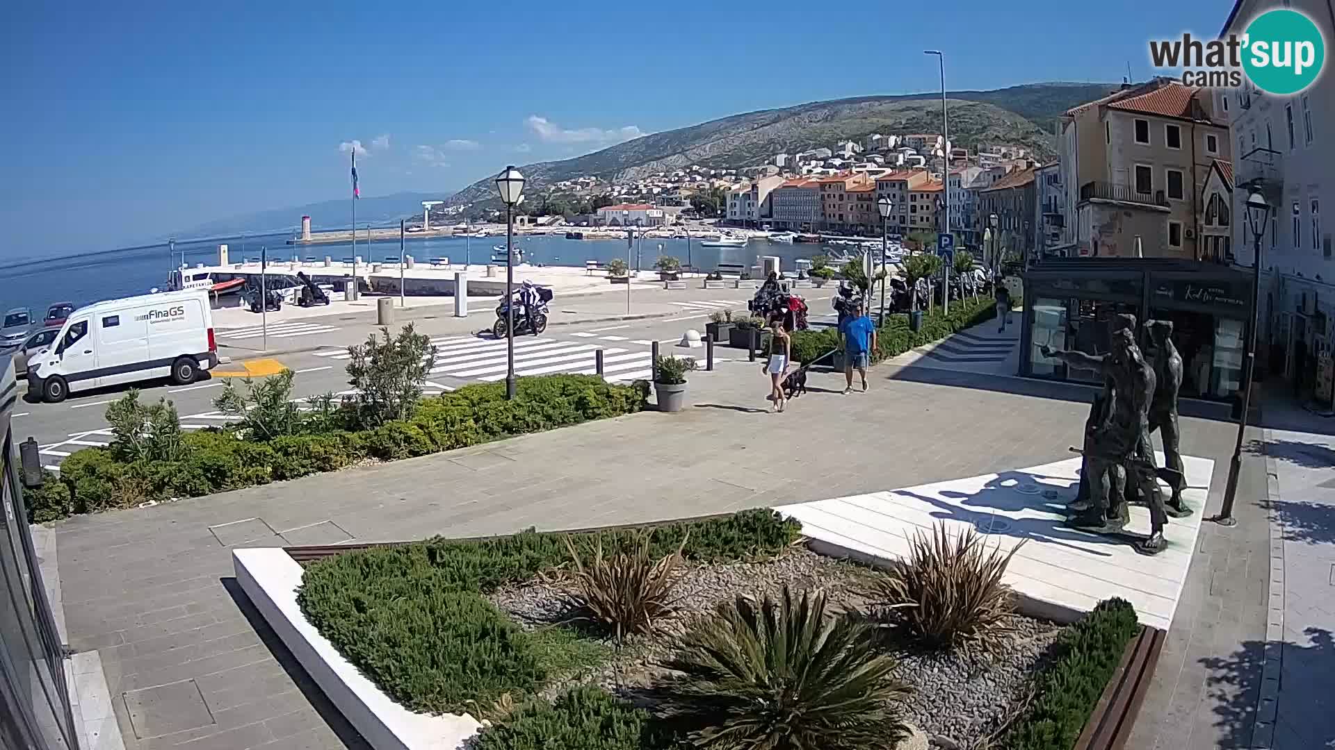 Webcam en vivo Senj riva – paseo marítimo