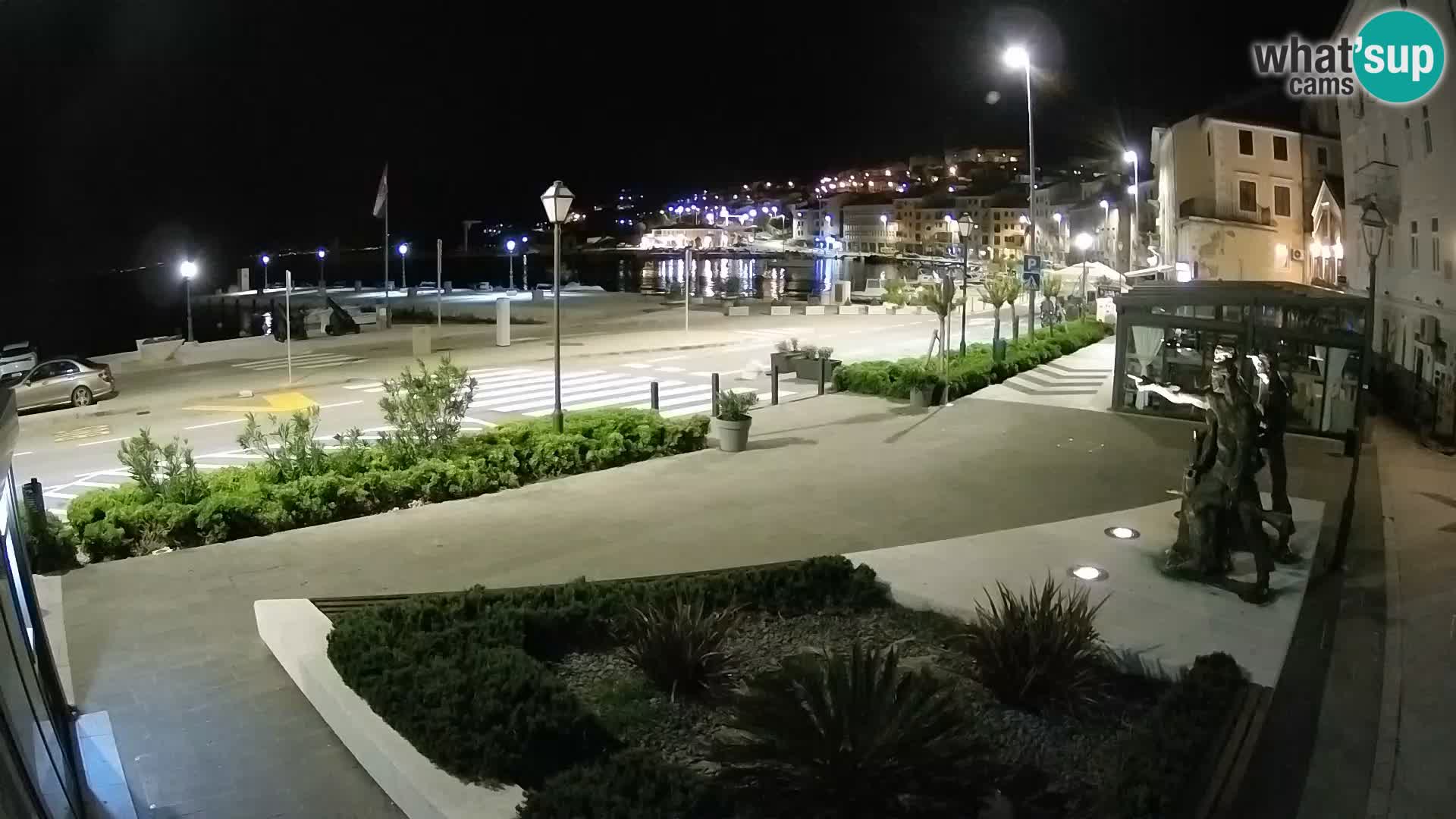 Live webcam Senj riva – fronte mare