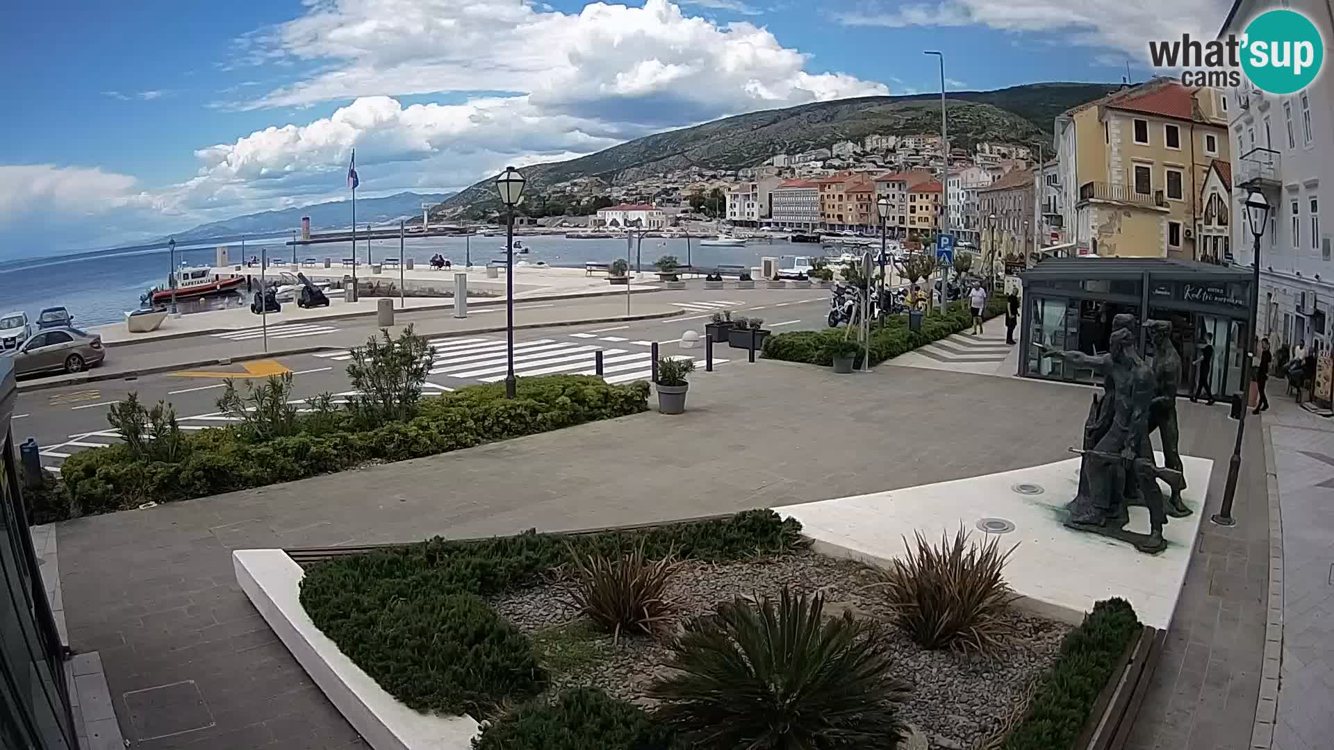 Live-Webcam Senj Riva – direkt am Meer – Kroatien