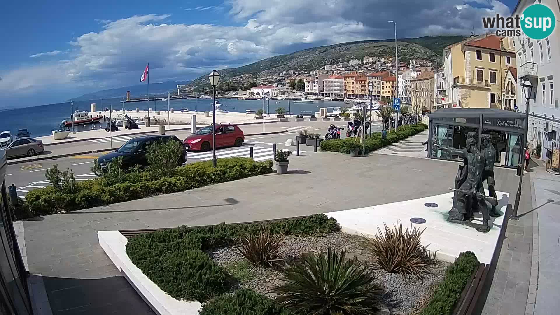 Live webcam Senj riva – fronte mare