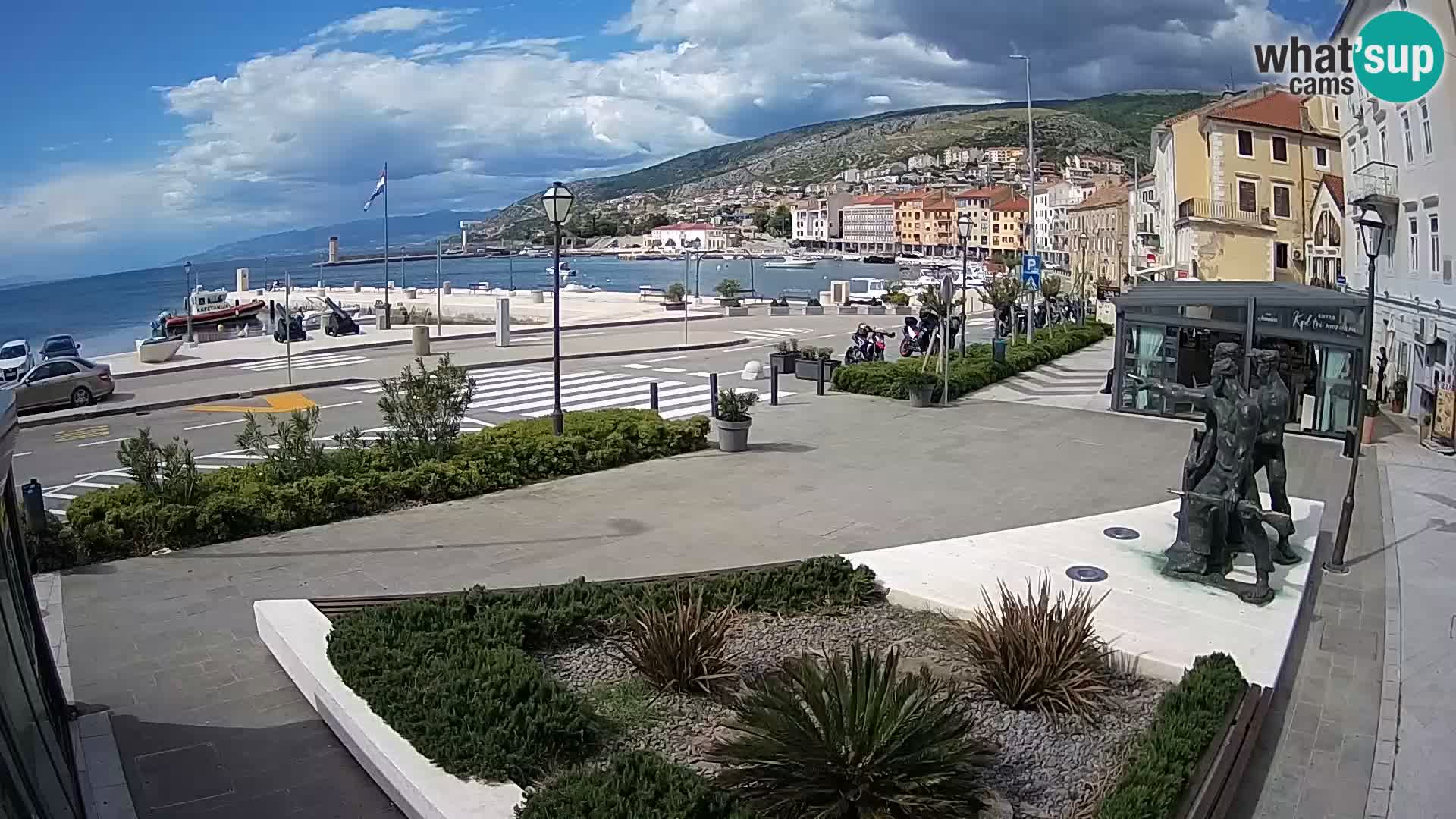 Webcam en vivo Senj riva – paseo marítimo