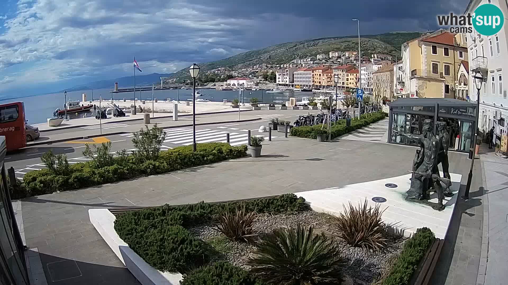 Webcam en vivo Senj riva – paseo marítimo