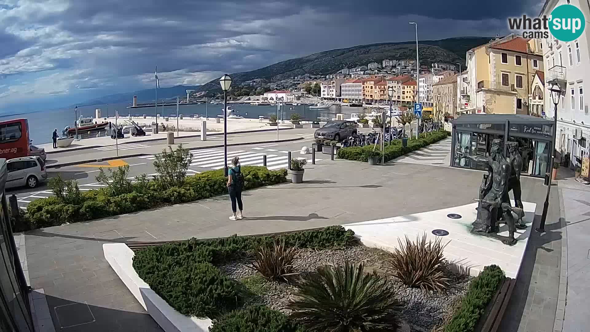 Live-Webcam Senj Riva – direkt am Meer – Kroatien