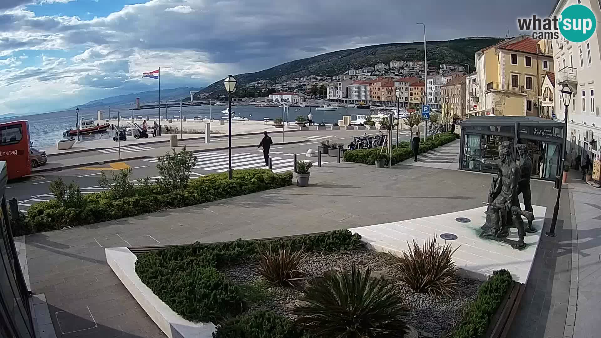 Webcam en vivo Senj riva – paseo marítimo