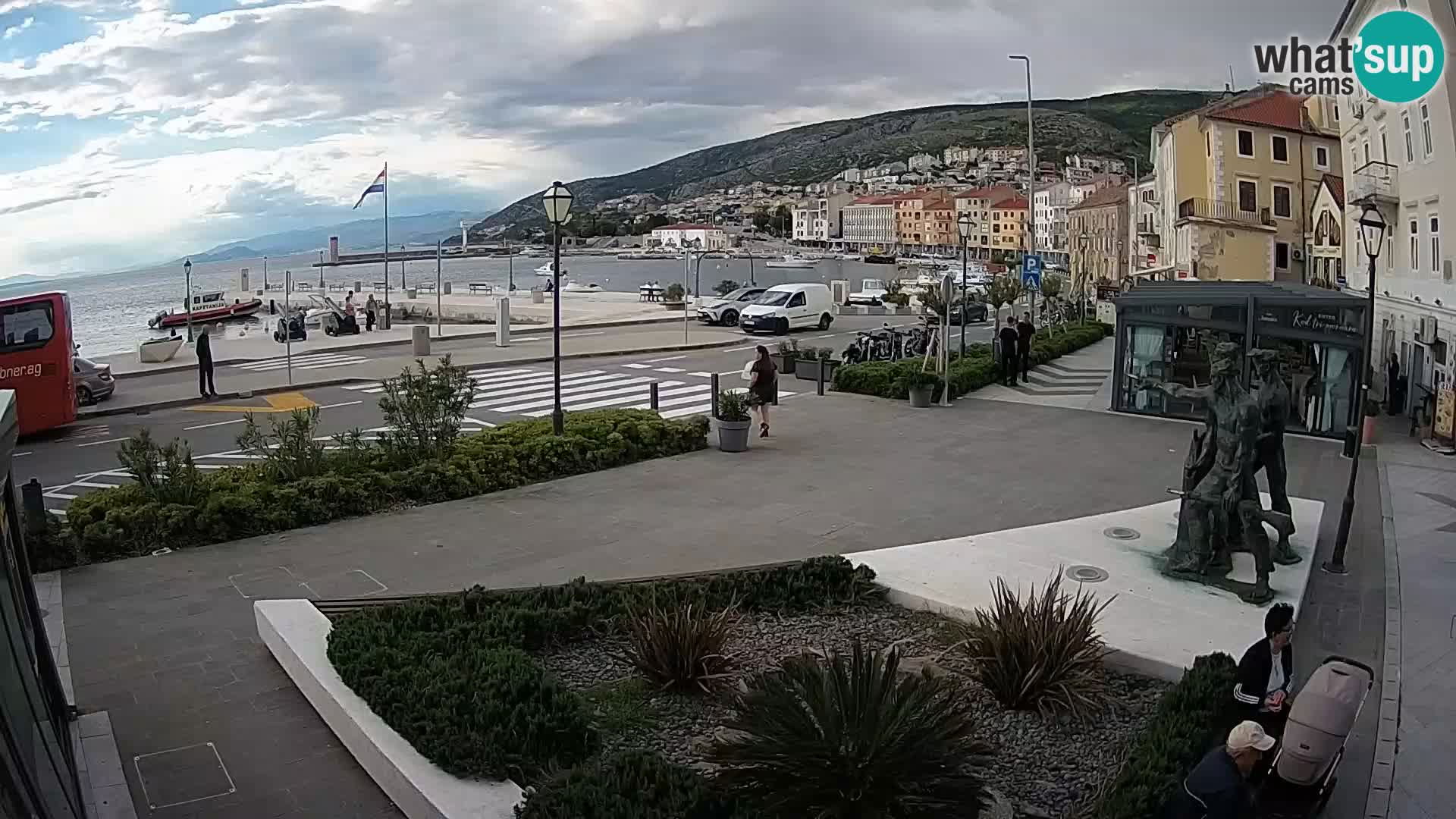 Webcam en vivo Senj riva – paseo marítimo