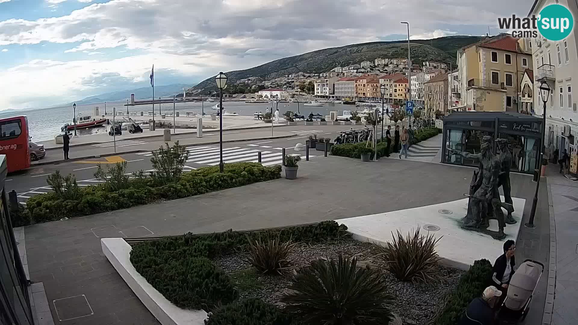 Webcam en vivo Senj riva – paseo marítimo