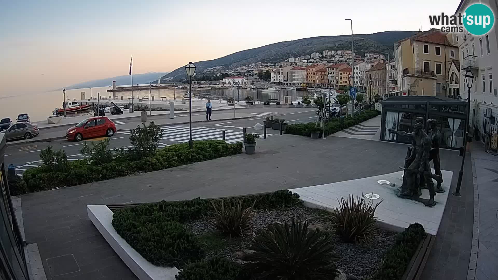 Live-Webcam Senj Riva – direkt am Meer – Kroatien