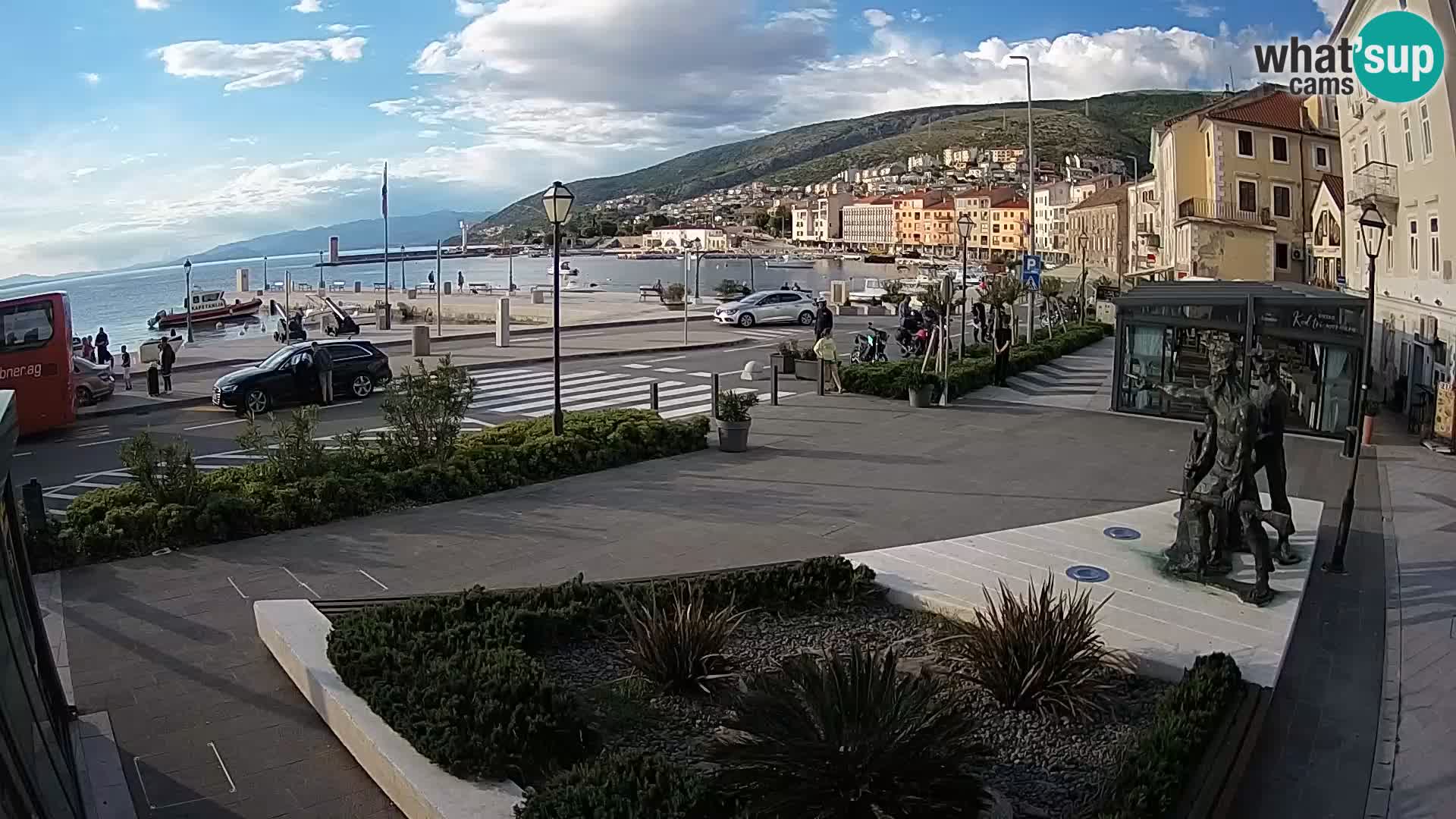 Live webcam Senj riva – fronte mare