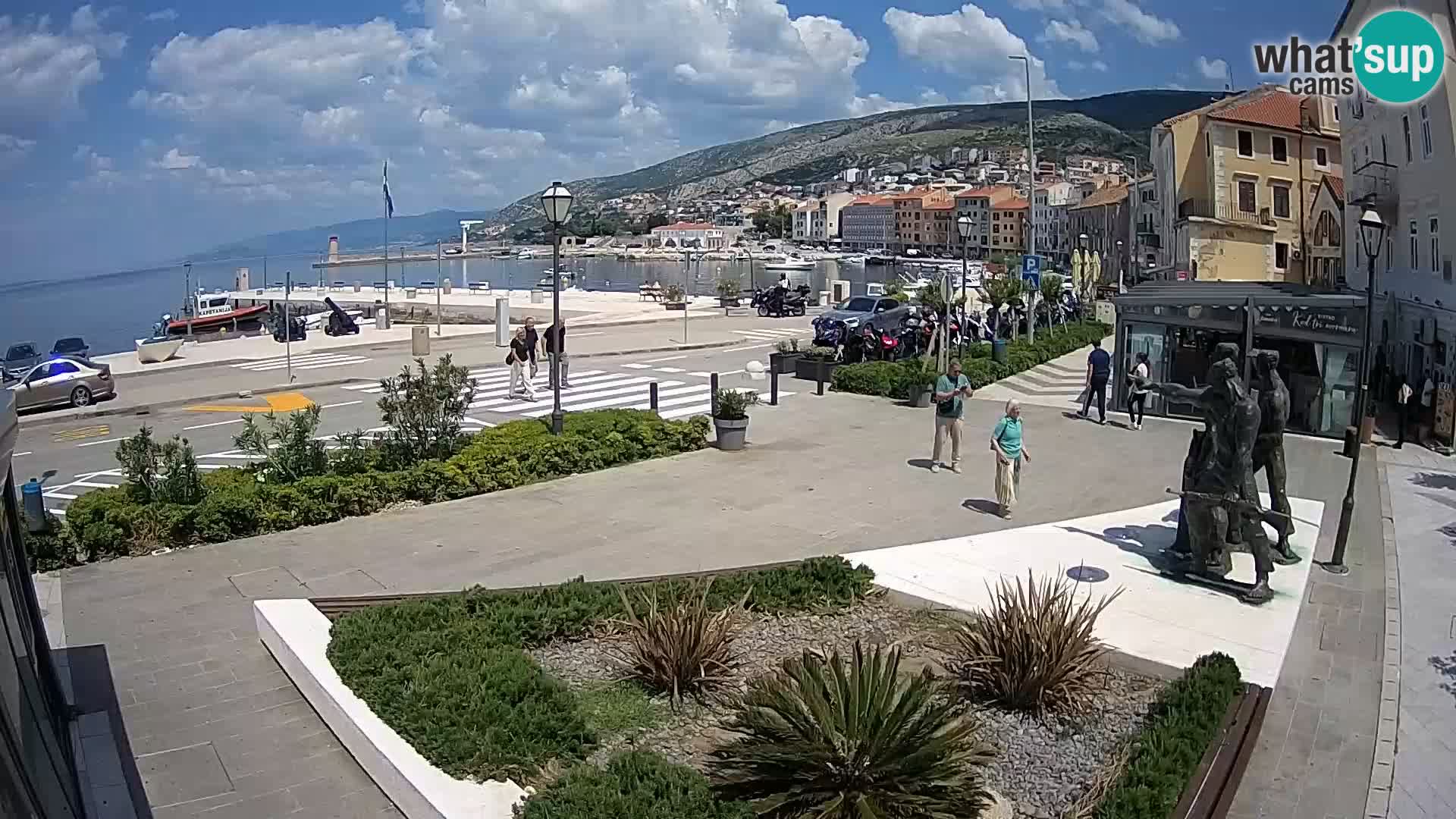 Live webcam Senj riva – seafront – Croatia