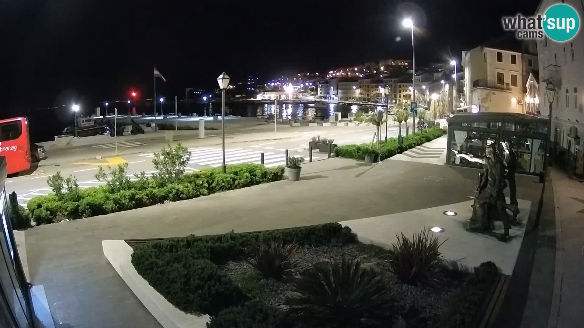 Live webcam Senj riva – seafront – Croatia