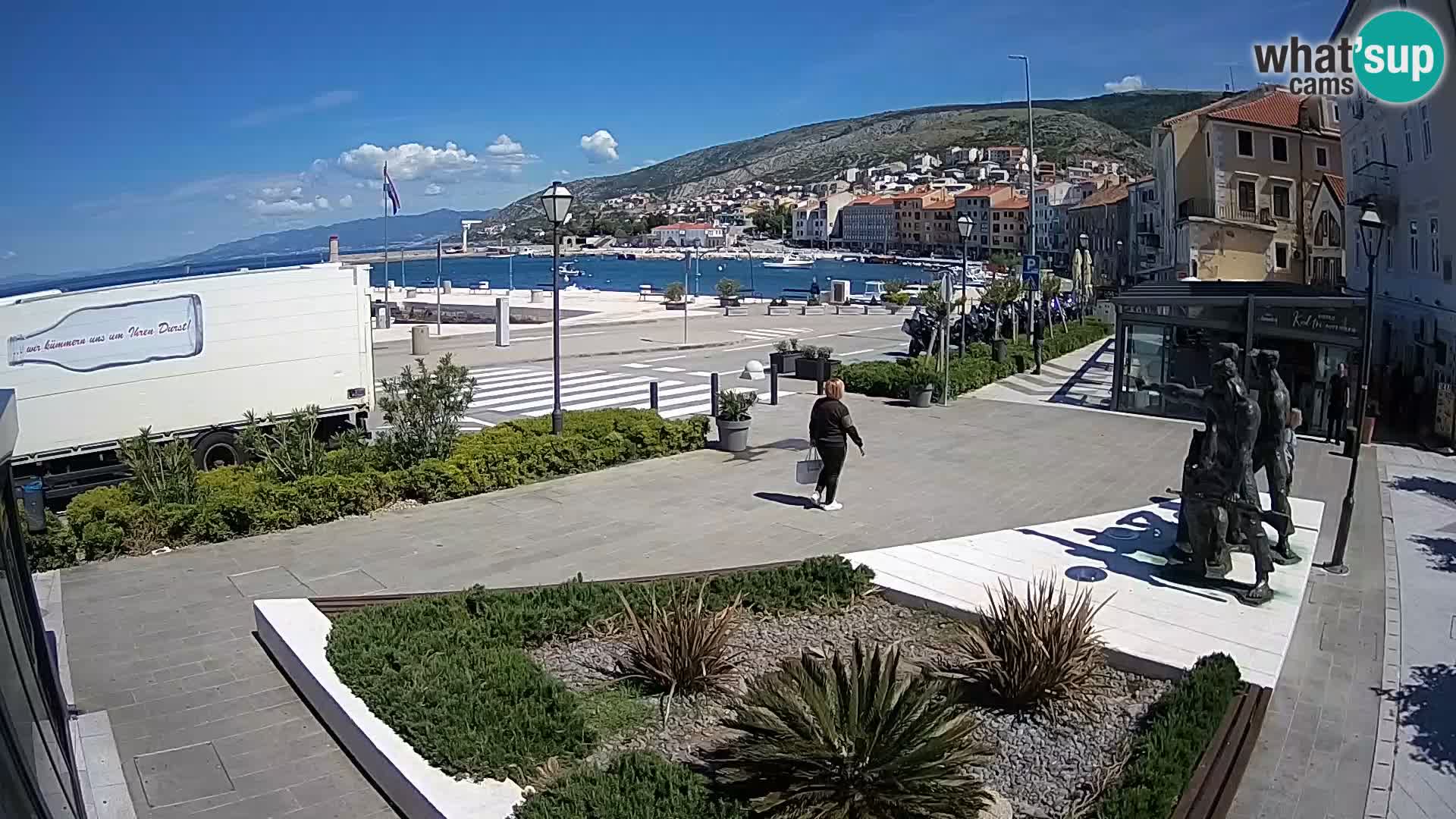 Live-Webcam Senj Riva – direkt am Meer – Kroatien