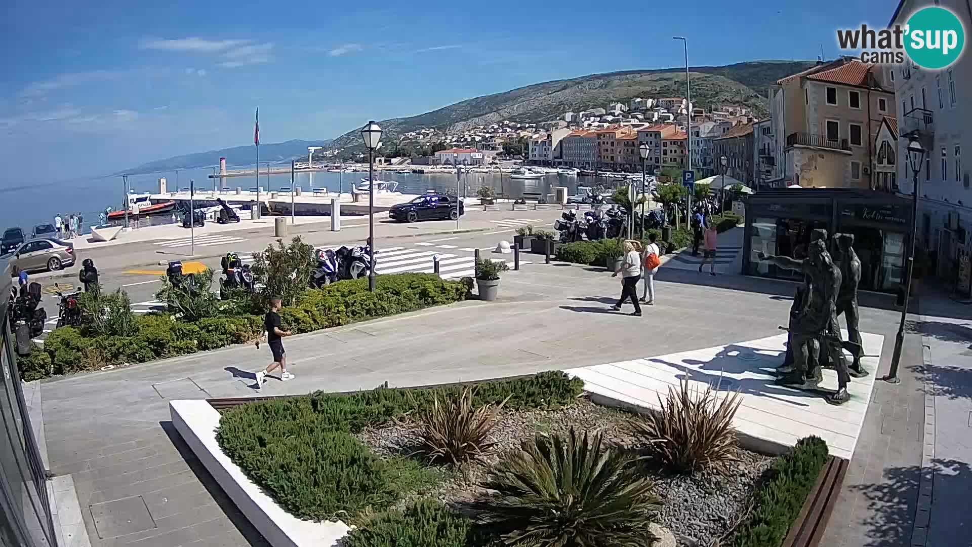 Live webcam Senj riva – fronte mare