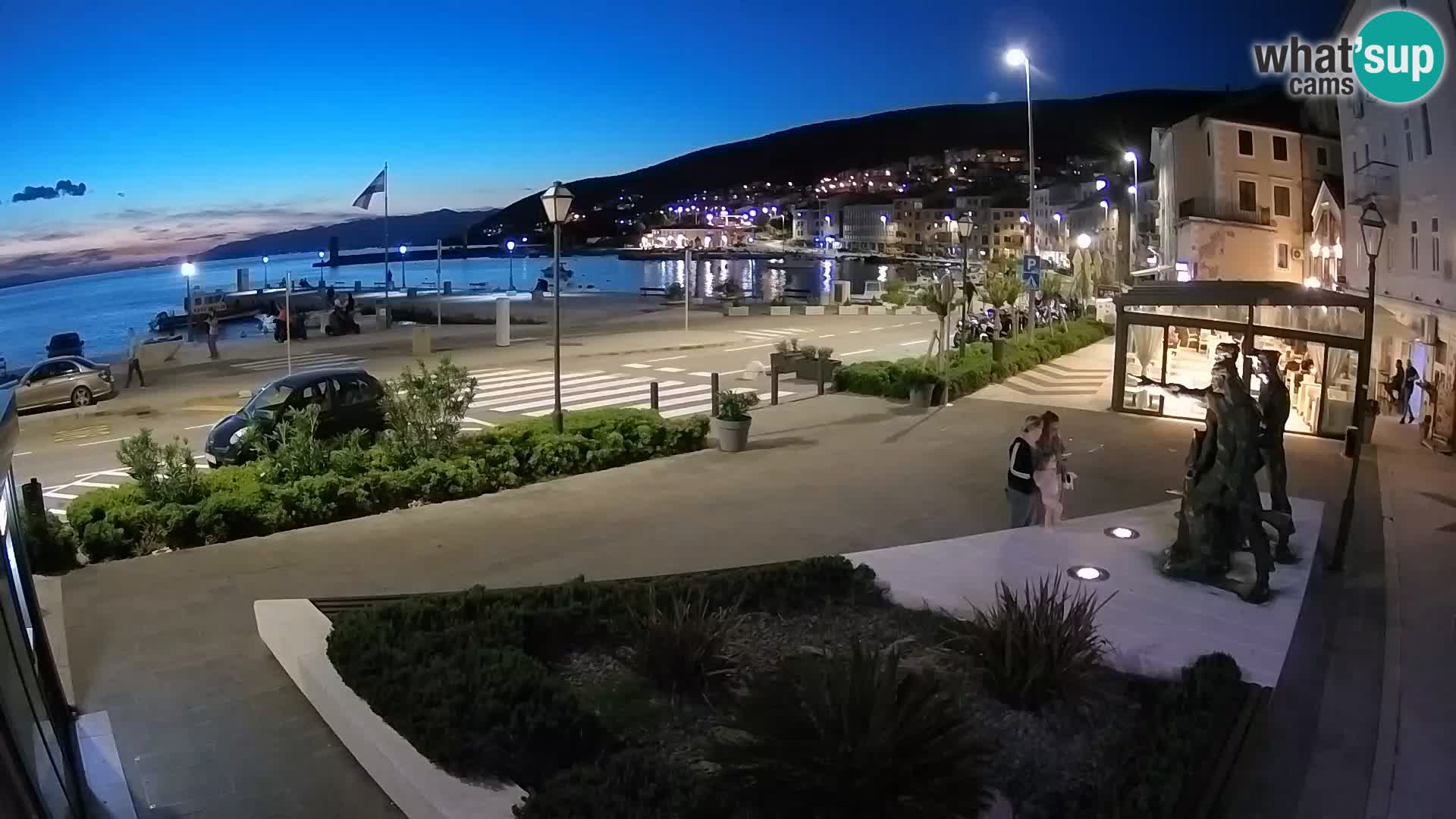 Live webcam Senj riva – seafront – Croatia