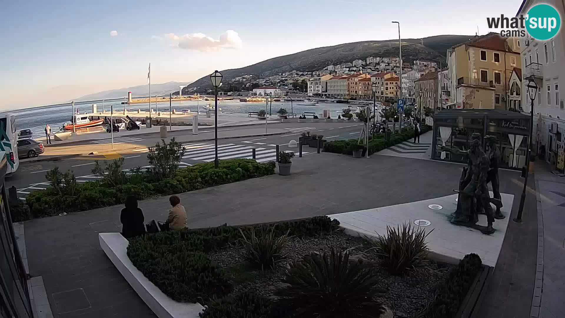 Live webcam Senj riva – seafront – Croatia