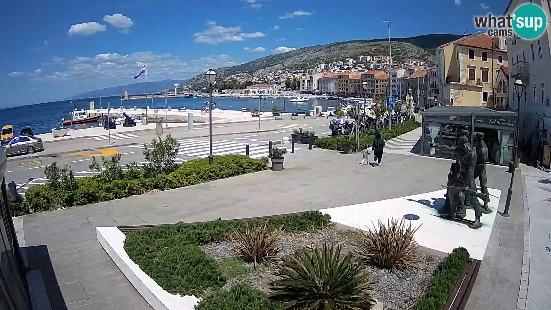 Live webcam Senj riva – fronte mare
