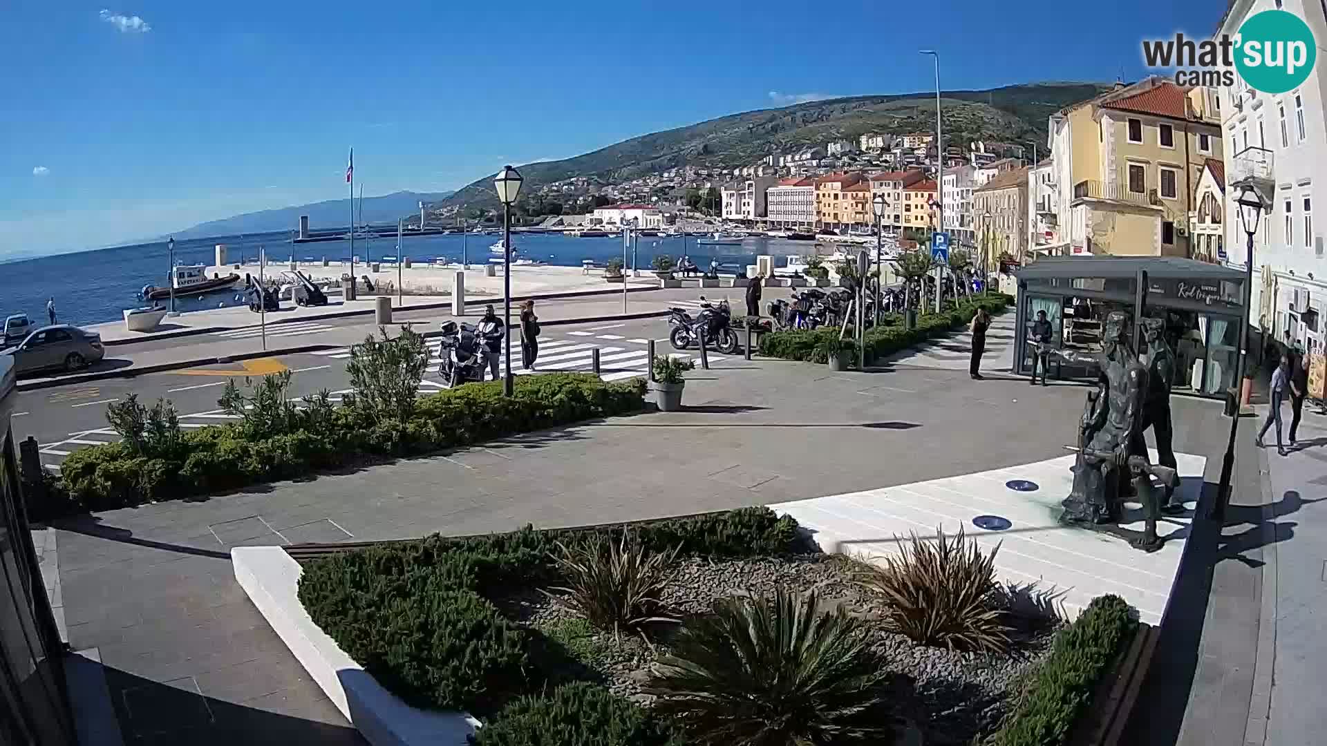 Spletna kamera v živo Senj riva – Hrvaška