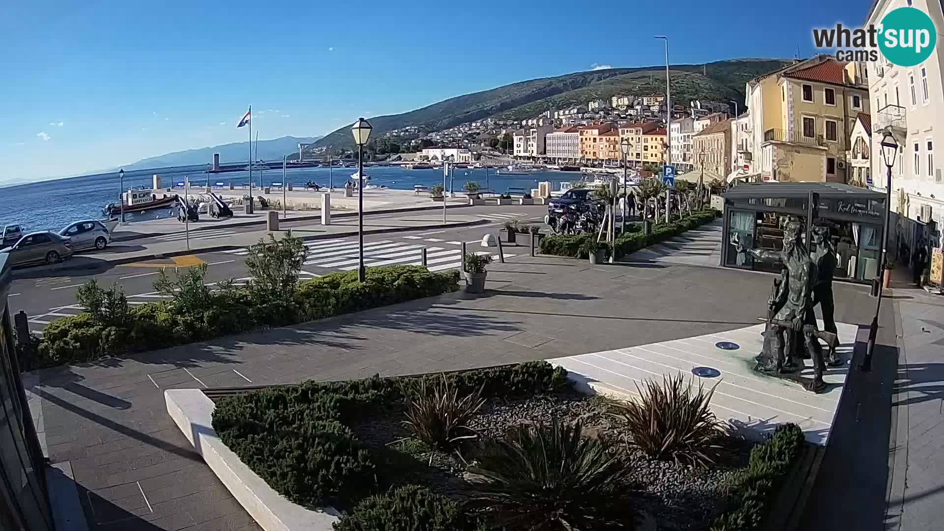 Webcam en vivo Senj riva – paseo marítimo