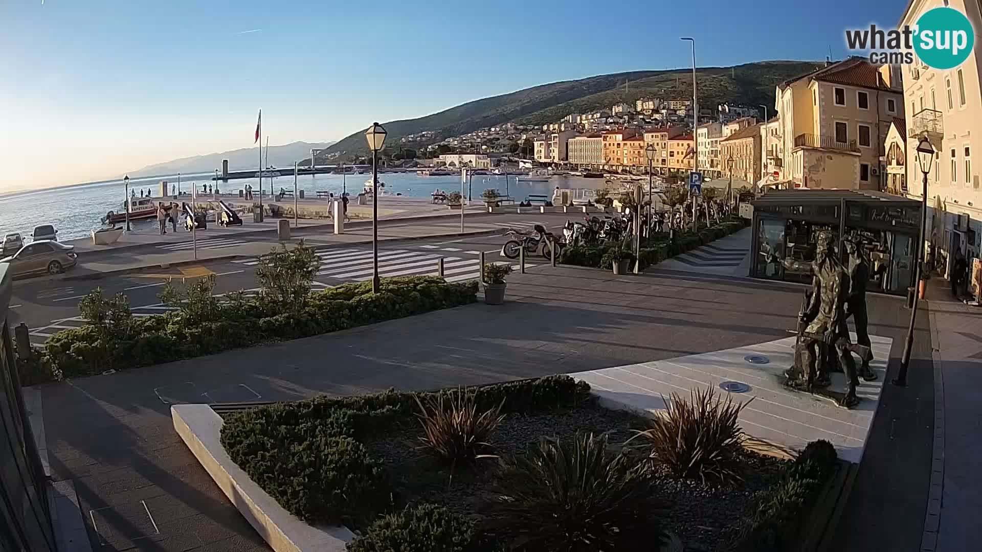 Webcam en vivo Senj riva – paseo marítimo