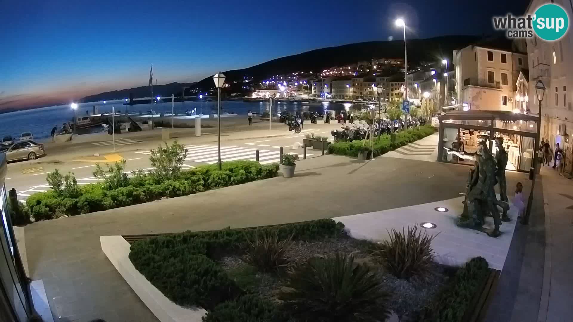 Live webcam Senj riva – fronte mare