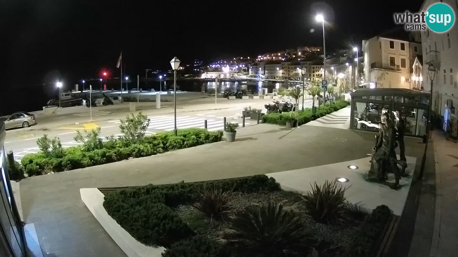 Live-Webcam Senj Riva – direkt am Meer – Kroatien