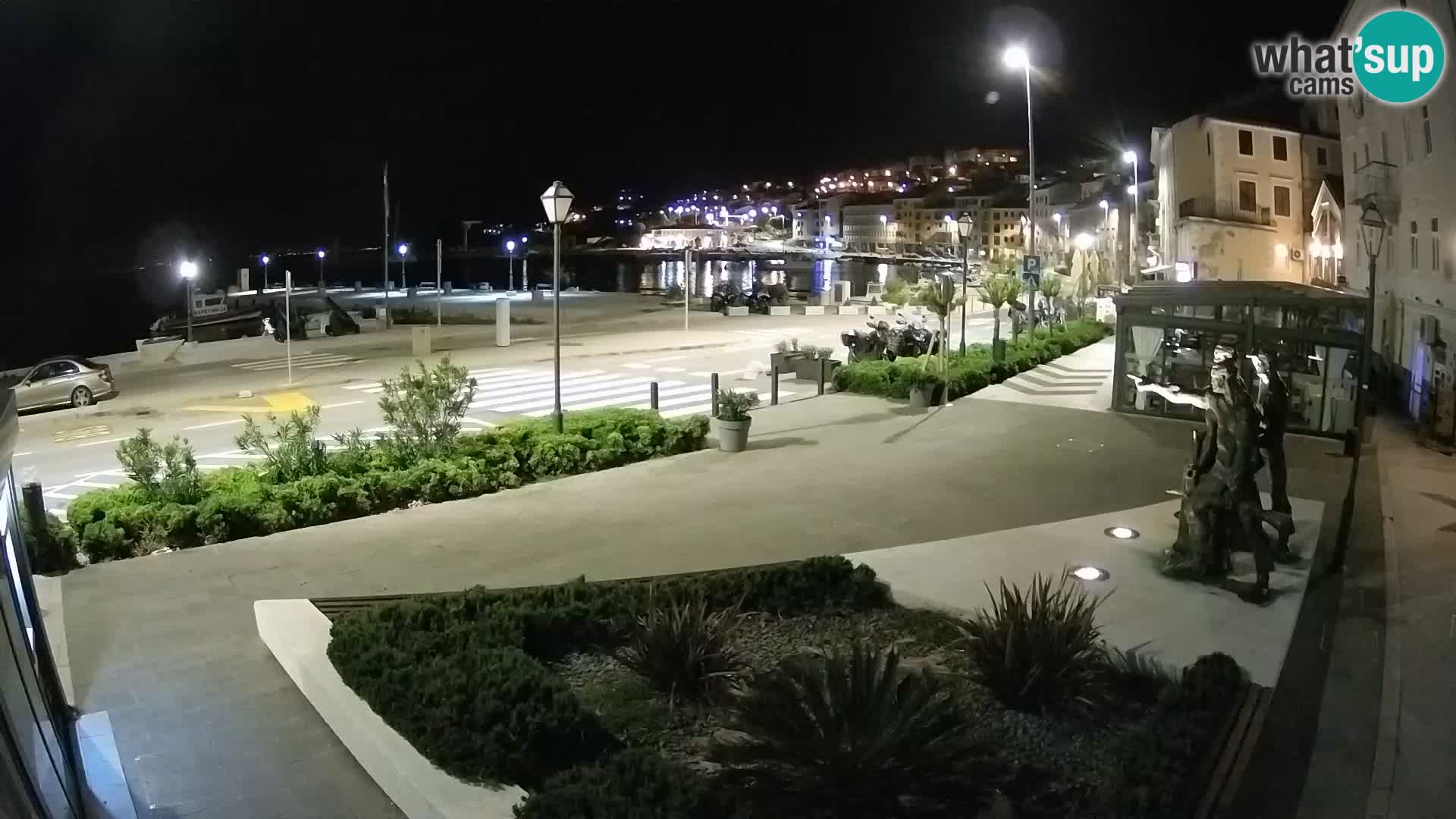 Live webcam Senj riva – fronte mare