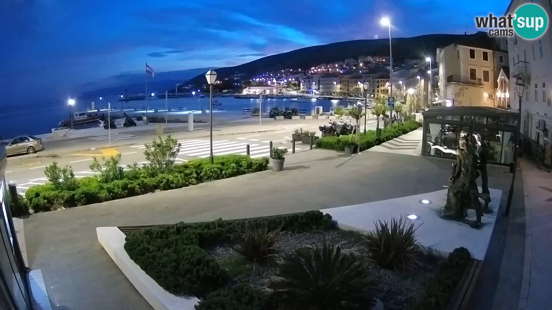 Webcam en vivo Senj riva – paseo marítimo