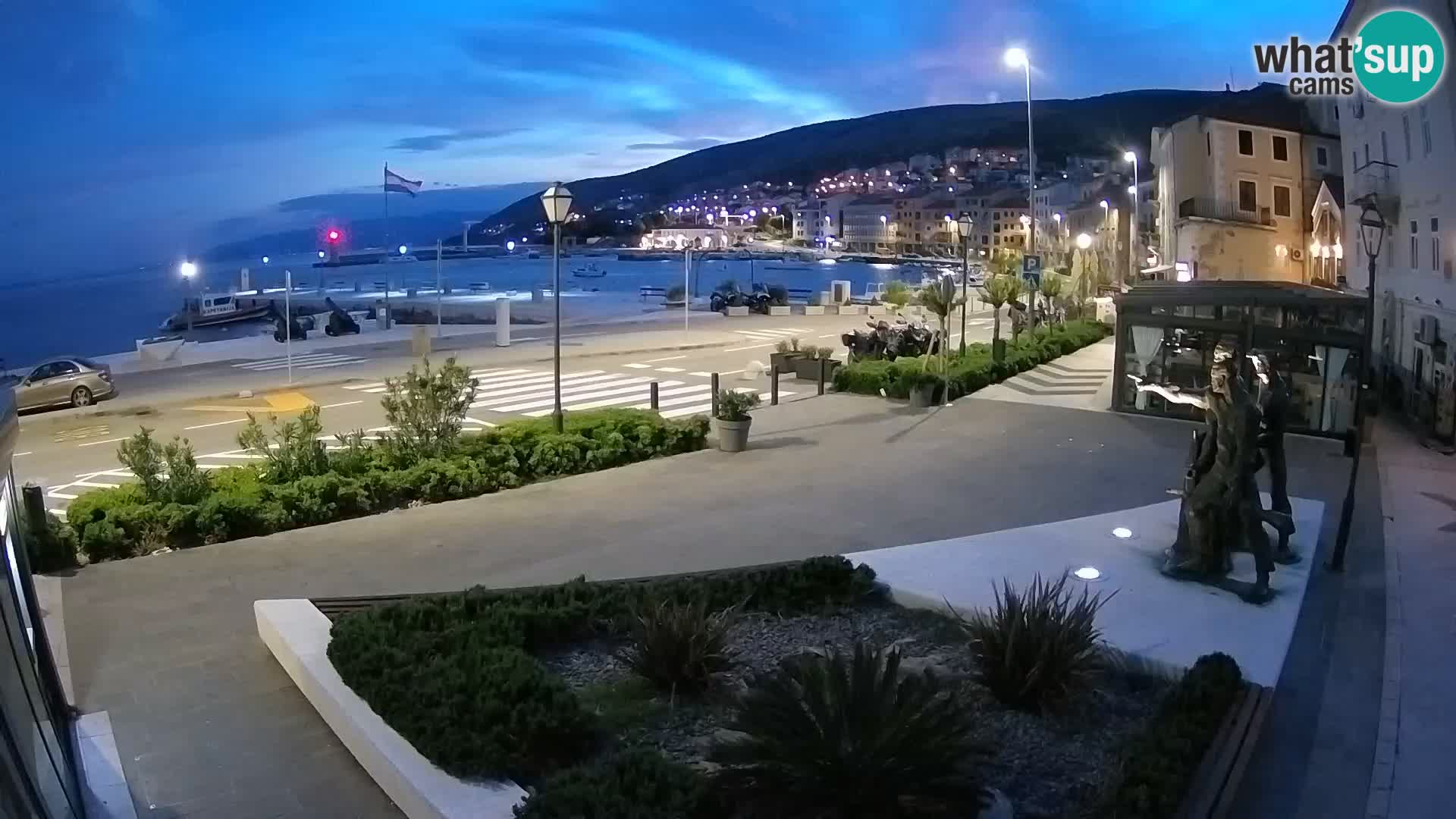 Webcam en vivo Senj riva – paseo marítimo