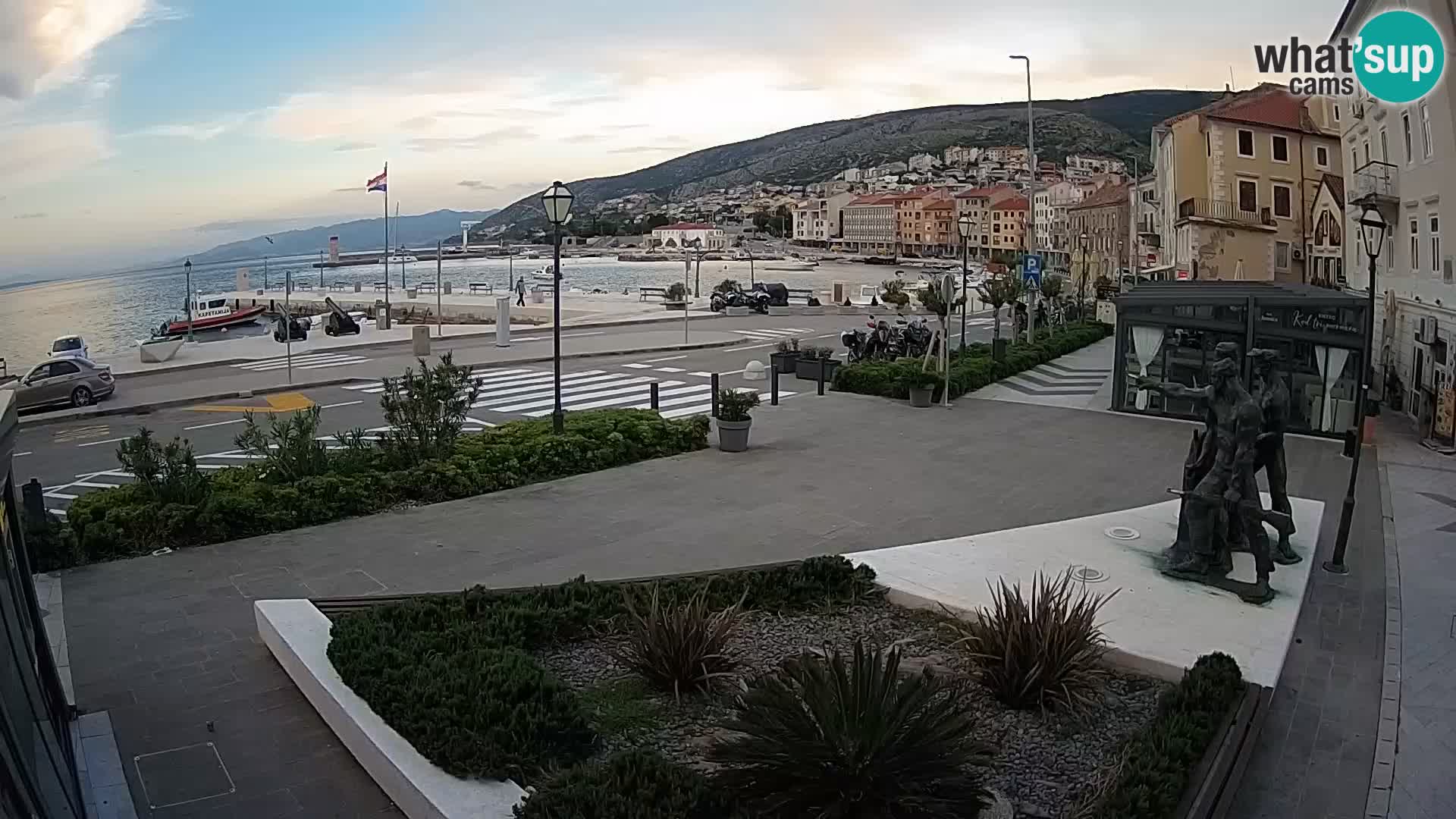 Live-Webcam Senj Riva – direkt am Meer – Kroatien