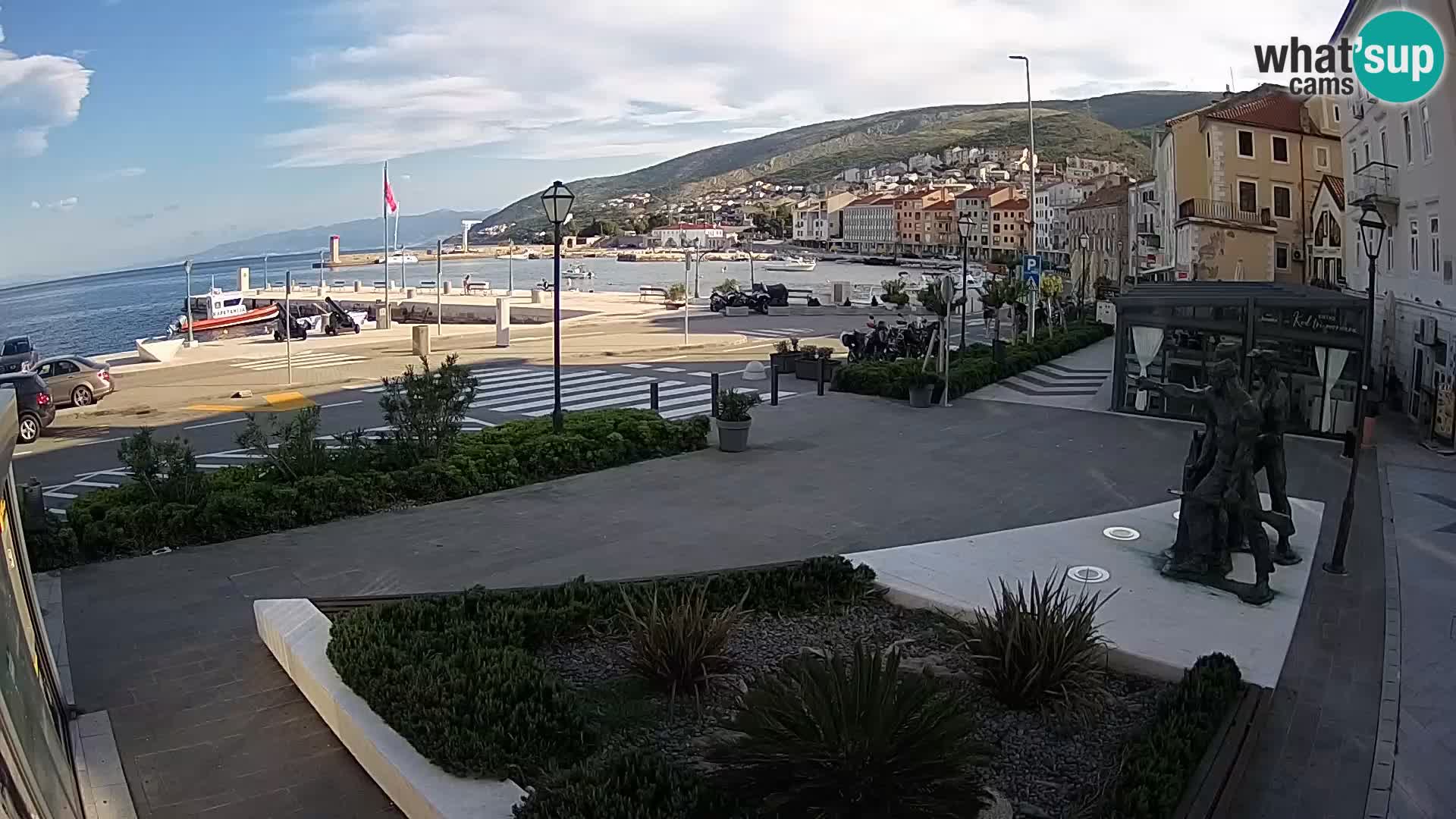 Live webcam Senj riva – seafront – Croatia
