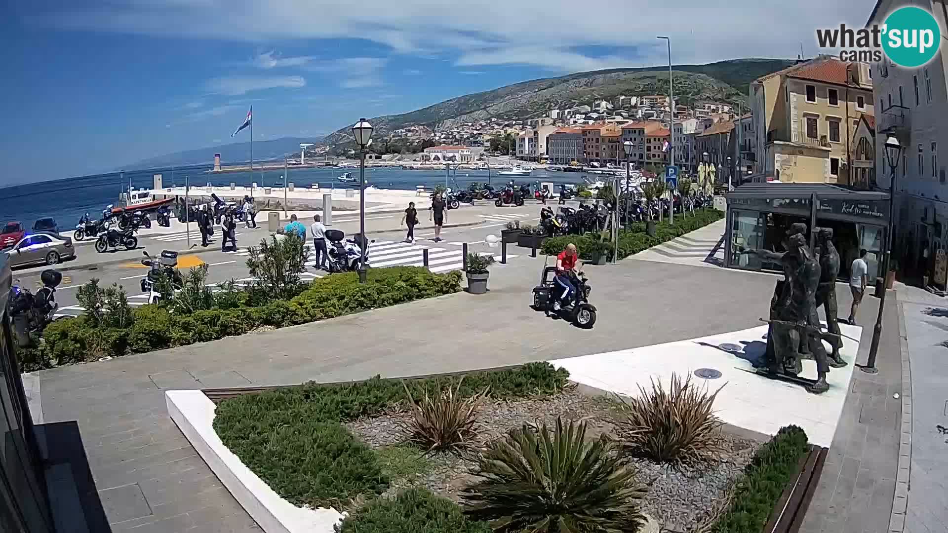 Live webcam Senj riva – seafront – Croatia