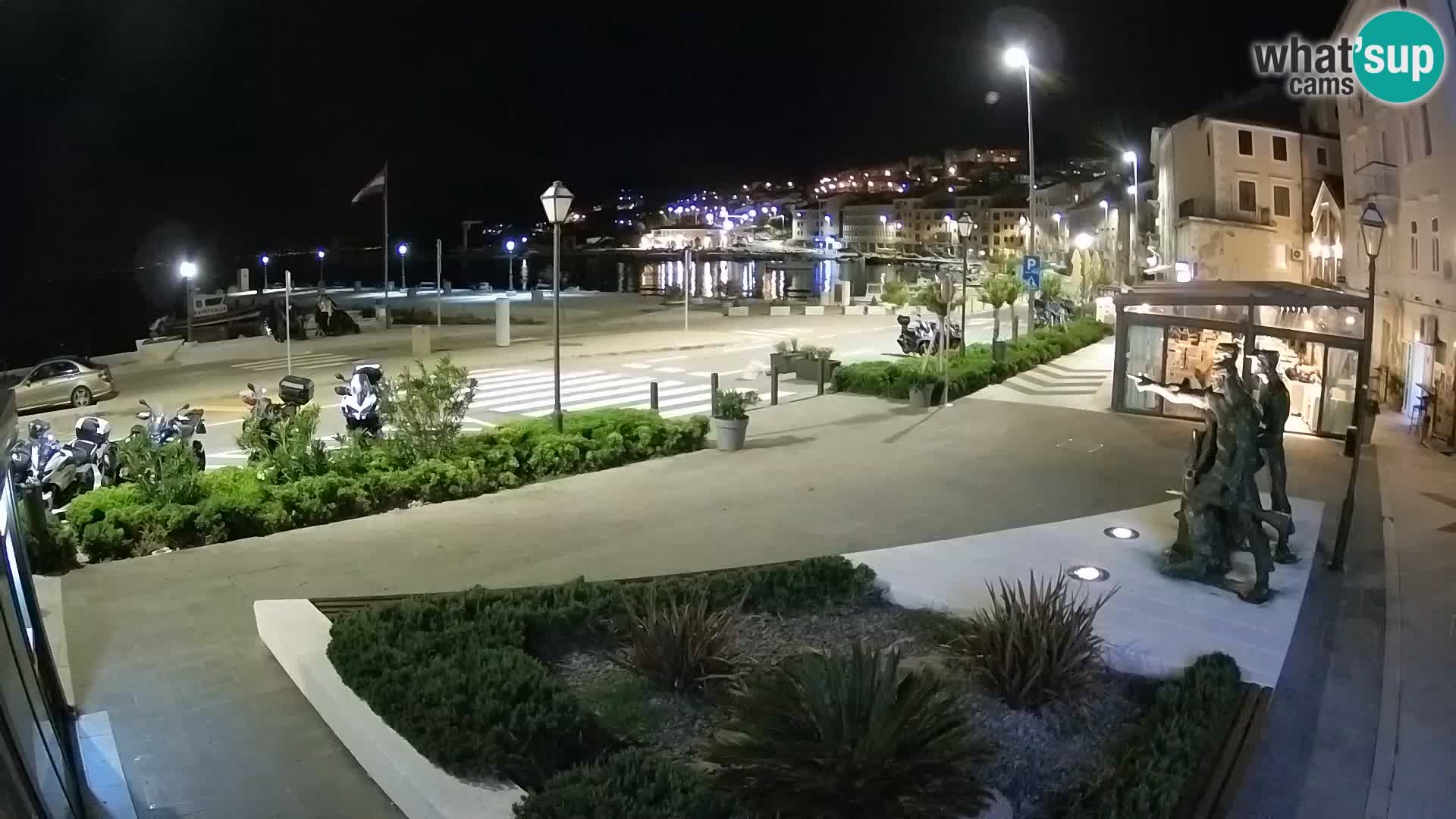 Live webcam Senj riva – seafront – Croatia