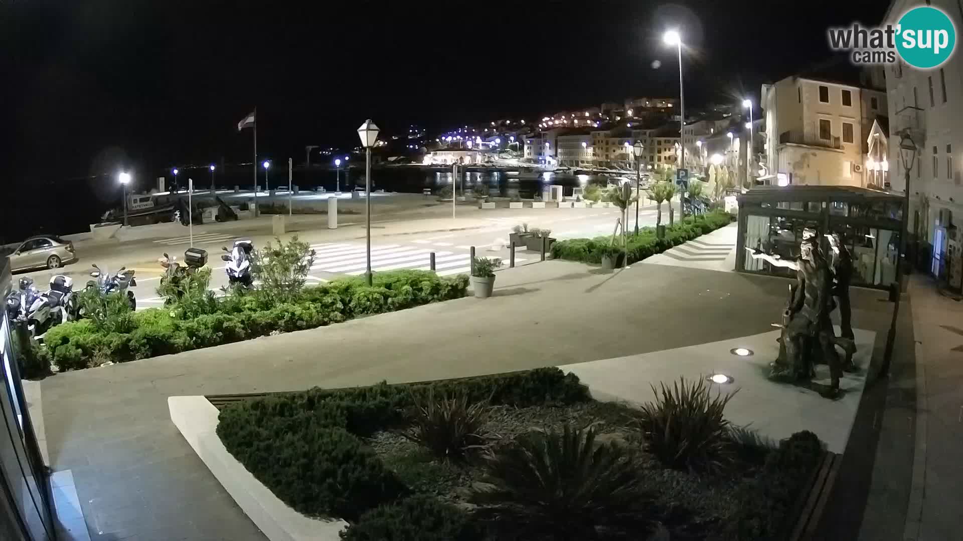 Live-Webcam Senj Riva – direkt am Meer – Kroatien
