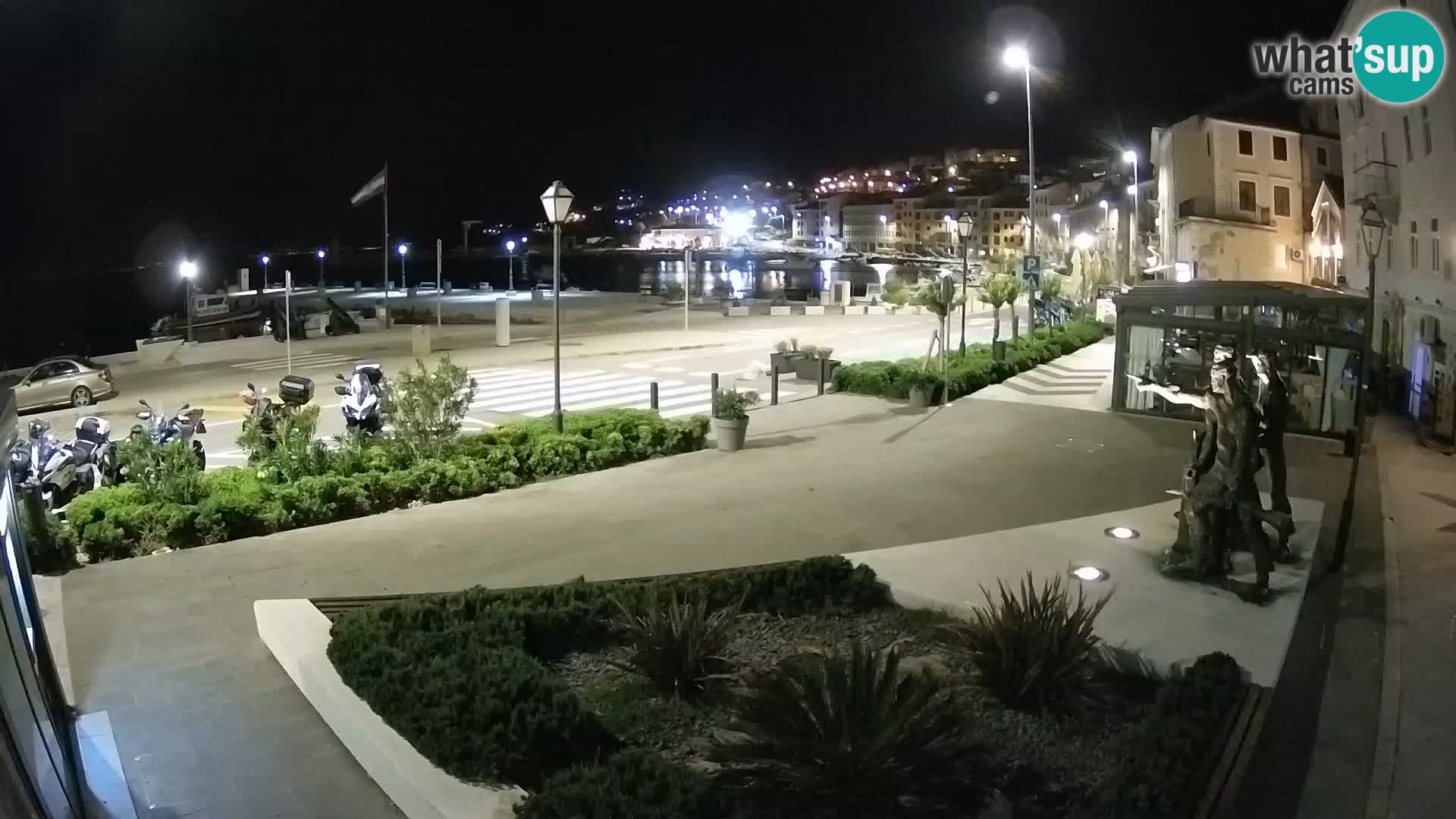 Live webcam Senj riva – seafront – Croatia