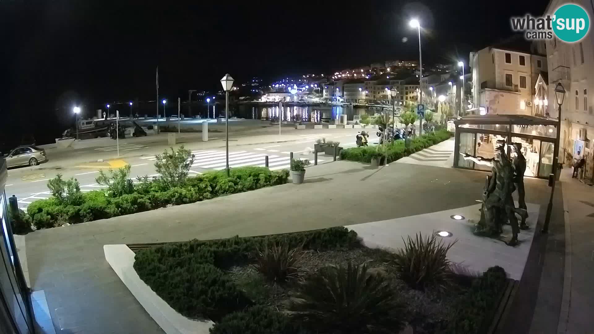 Live-Webcam Senj Riva – direkt am Meer – Kroatien