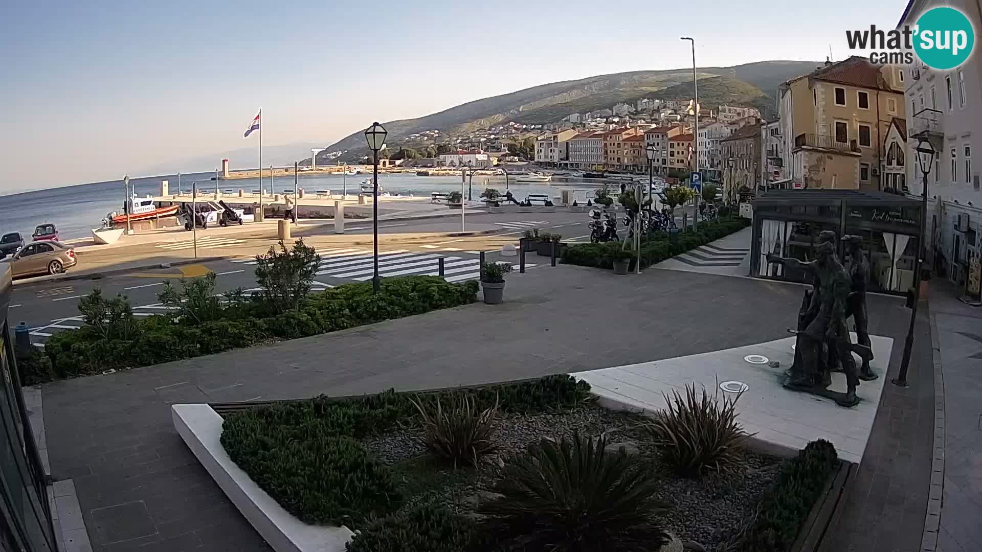 Live-Webcam Senj Riva – direkt am Meer – Kroatien
