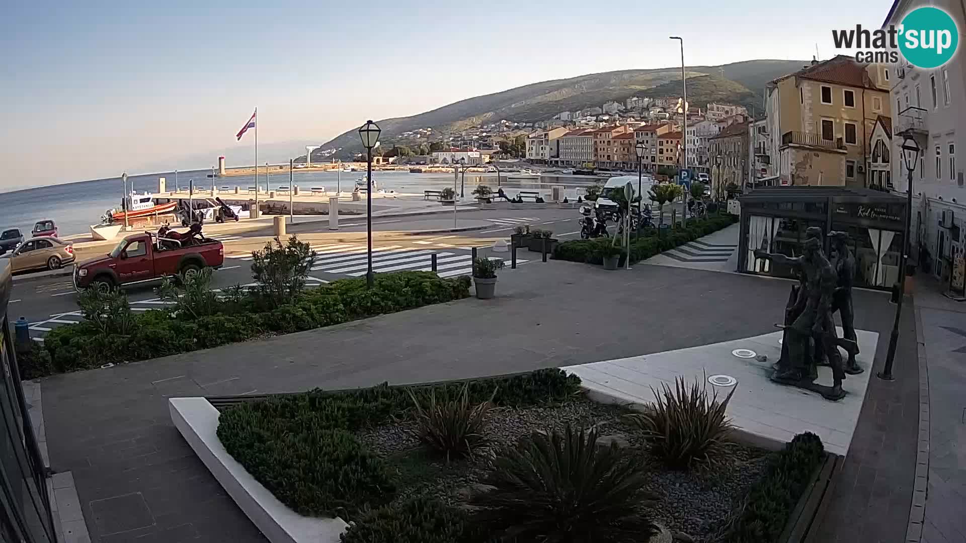 Live-Webcam Senj Riva – direkt am Meer – Kroatien