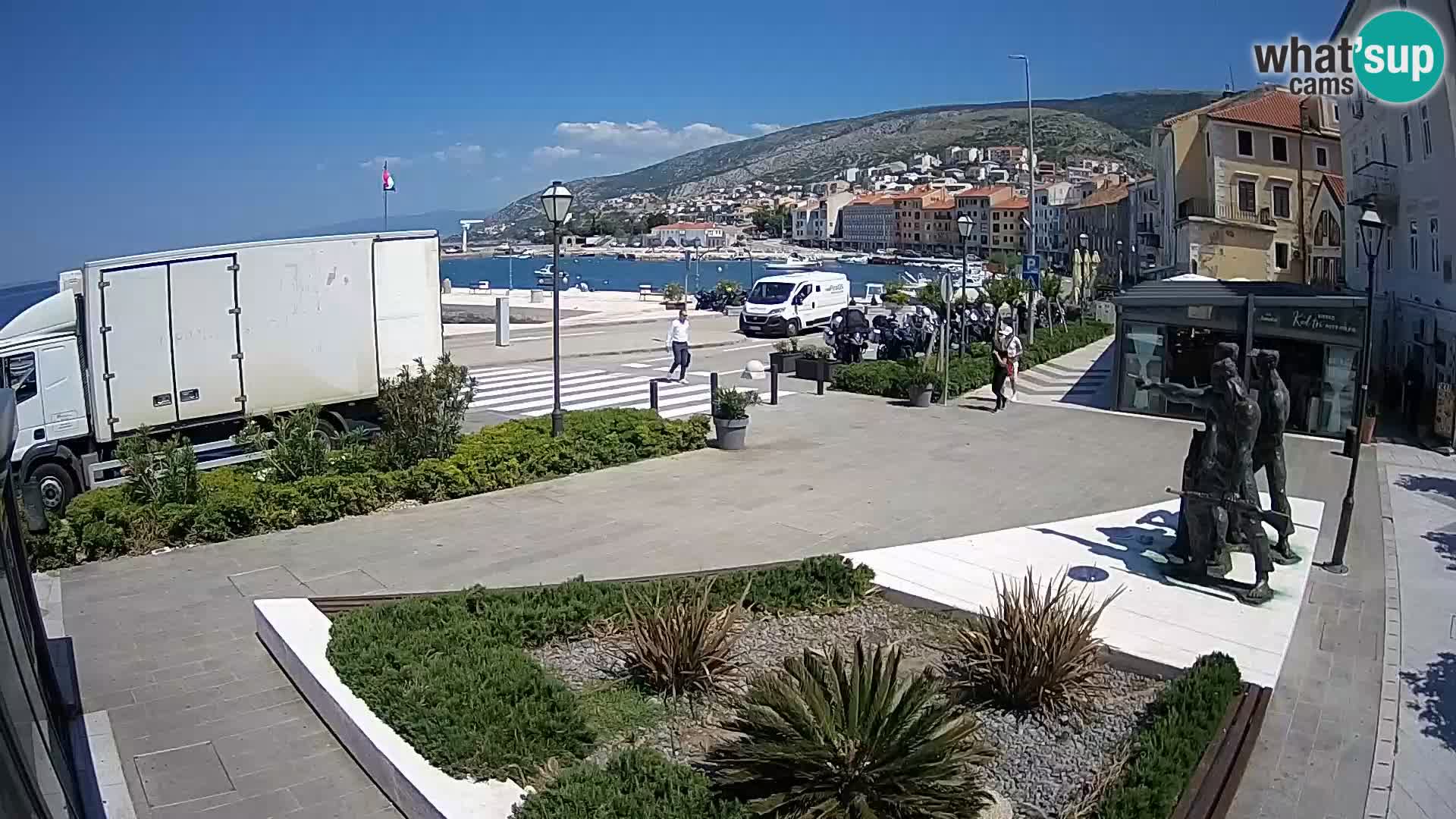 Webcam en vivo Senj riva – paseo marítimo