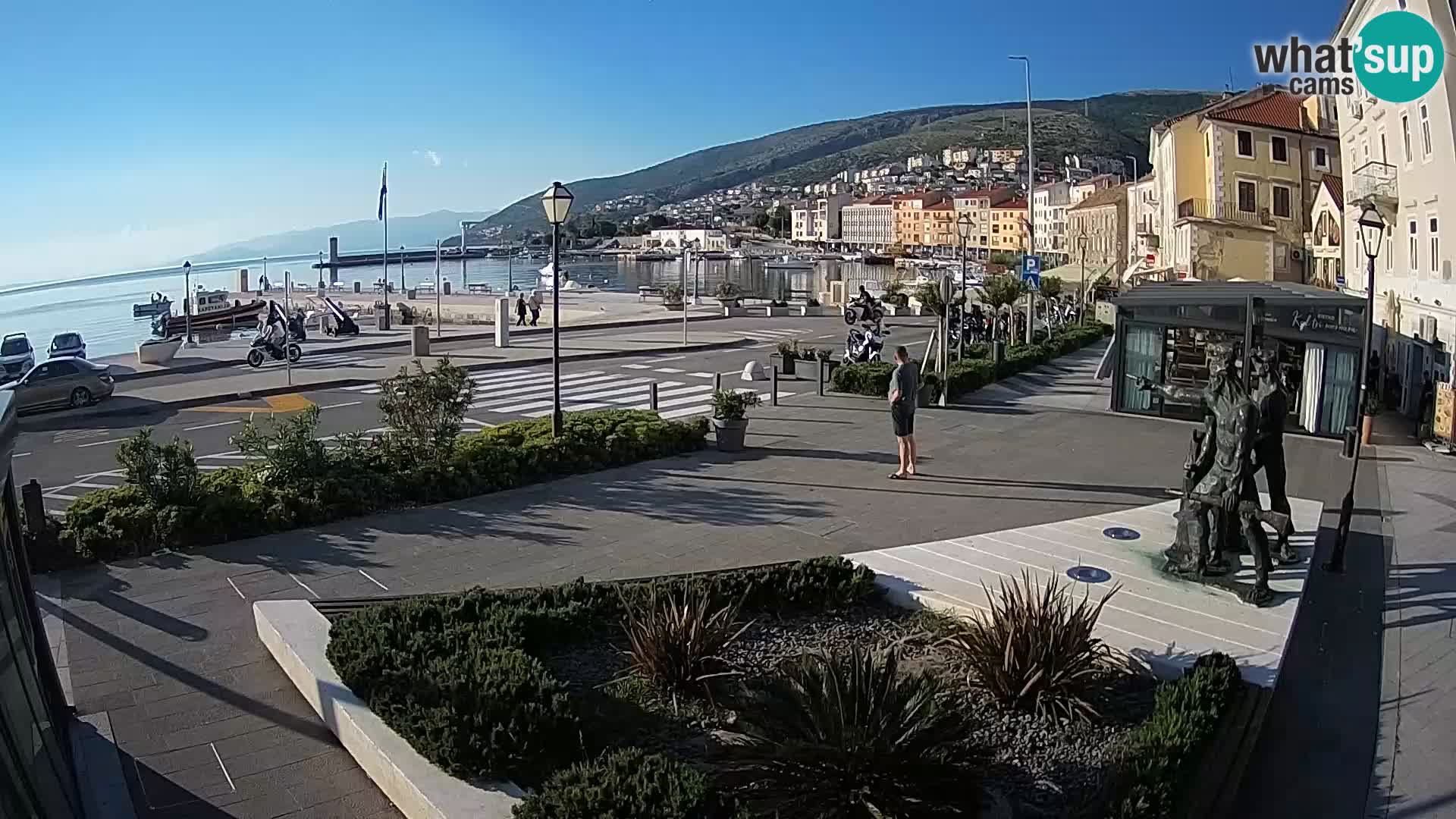 Live webcam Senj riva – seafront – Croatia