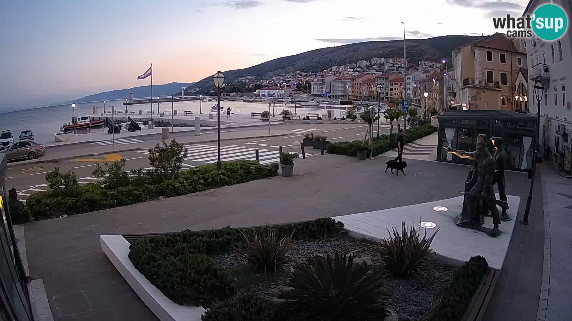 Live webcam Senj riva – seafront – Croatia